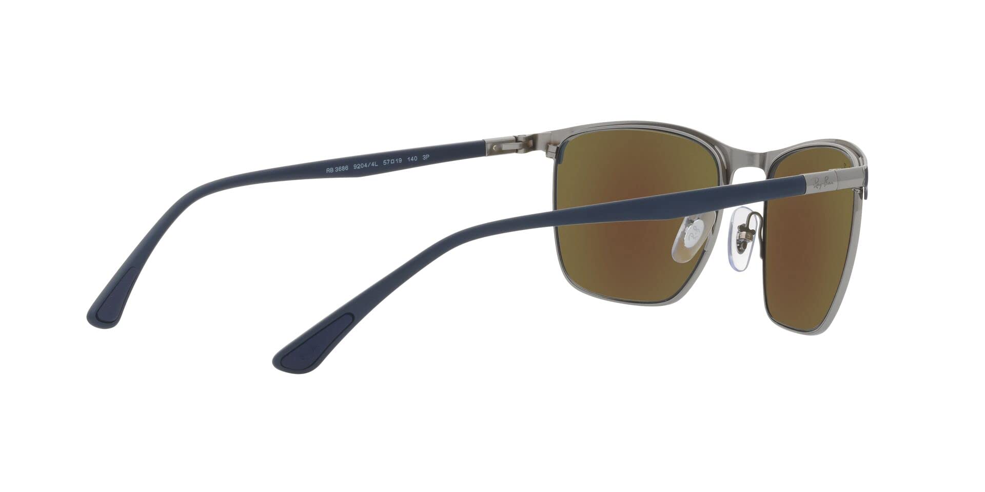 Ray-Ban RB3686 Square Sunglasses for Men & Women - Classic Aviator Style UV Protection - Perfect for Driving, Beach & Outdoor Activities