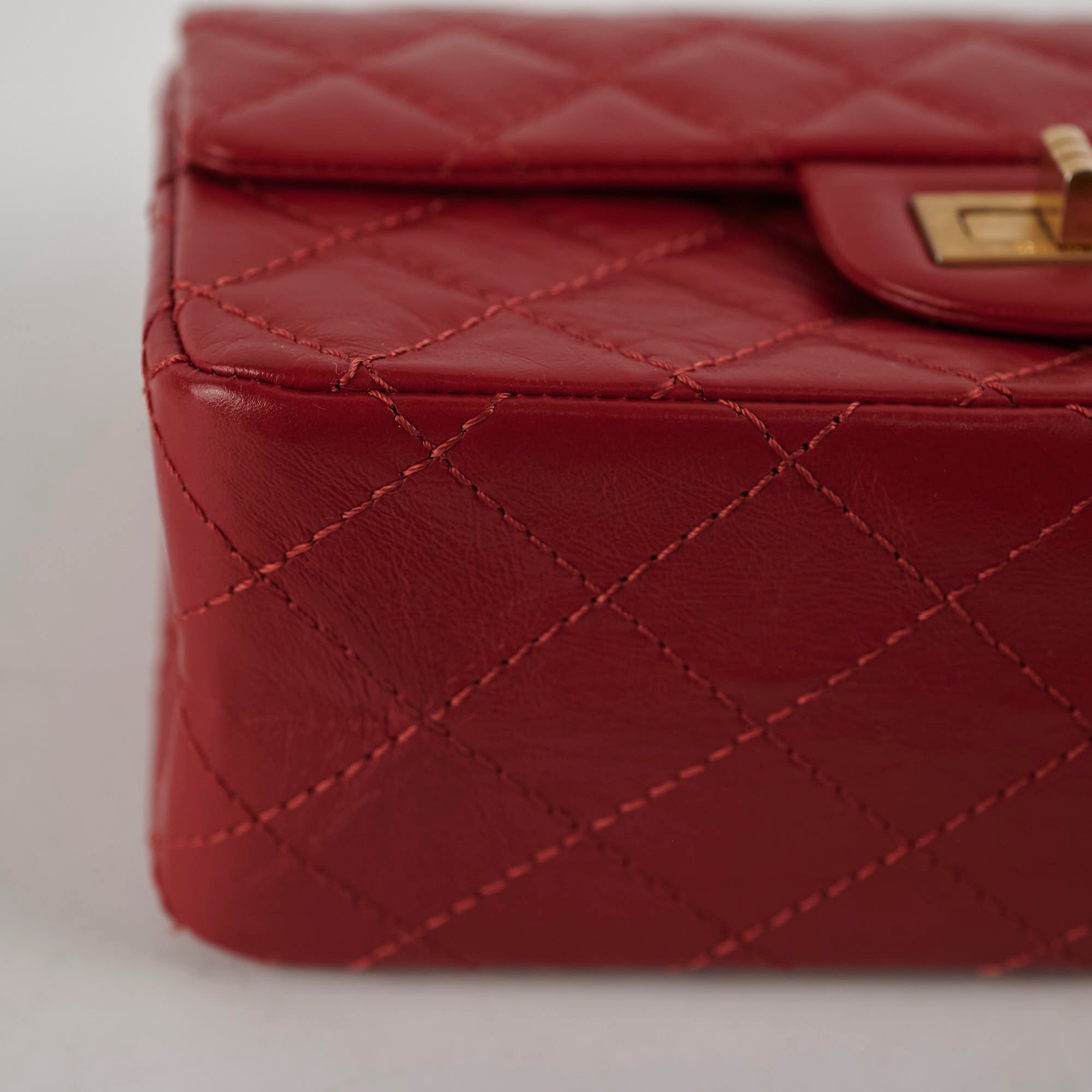 Chanel Mini Reissue 2.55 Flap Bag Red Leather Crossbody Purse - Perfect for Date Night, Parties & Special Occasions