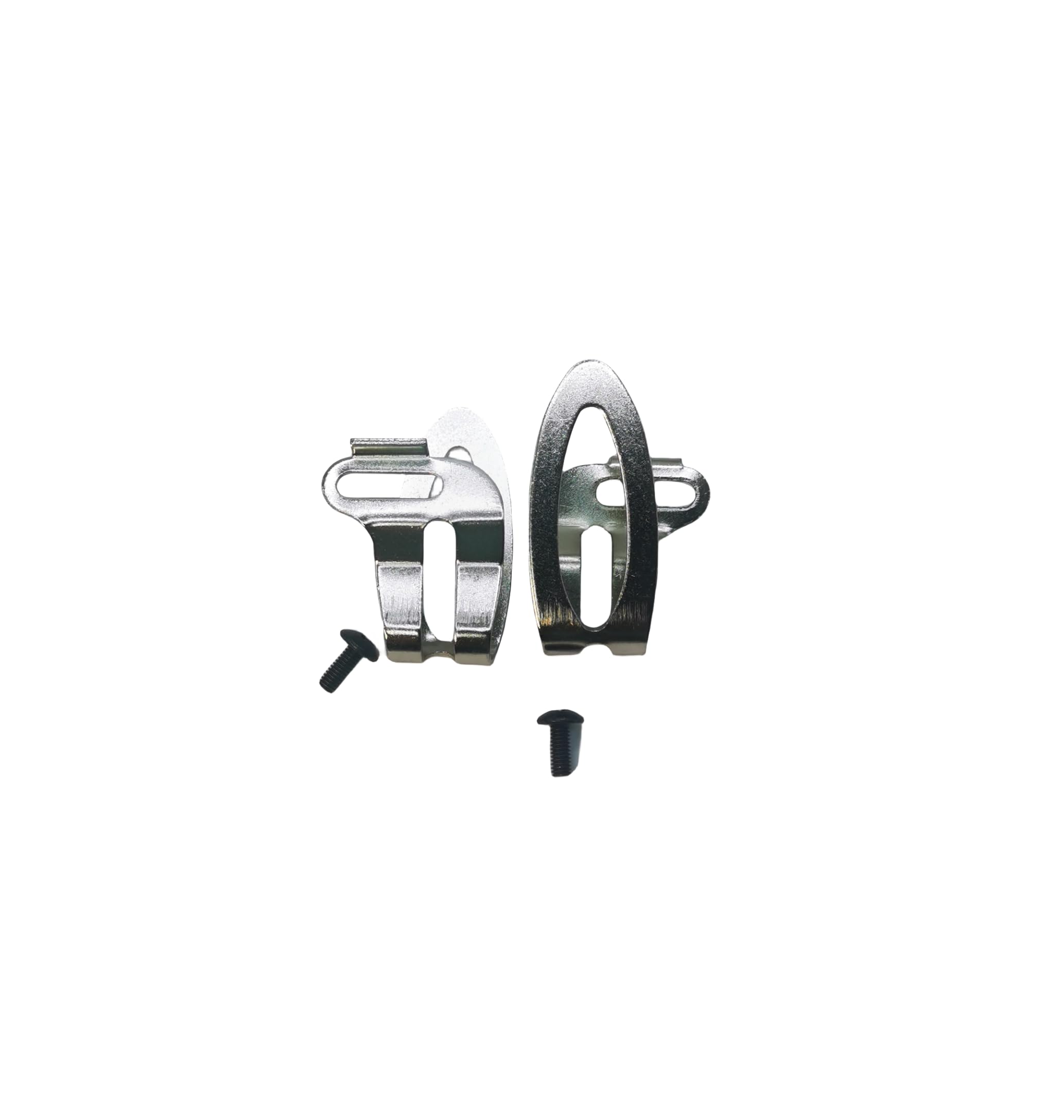 Stainless Steel Replacement Belt Clip Hooks for Cordless Impact Driver - 2 Pack Drill Hook with Screws | Power Tool Accessories for DIY & Professional Use