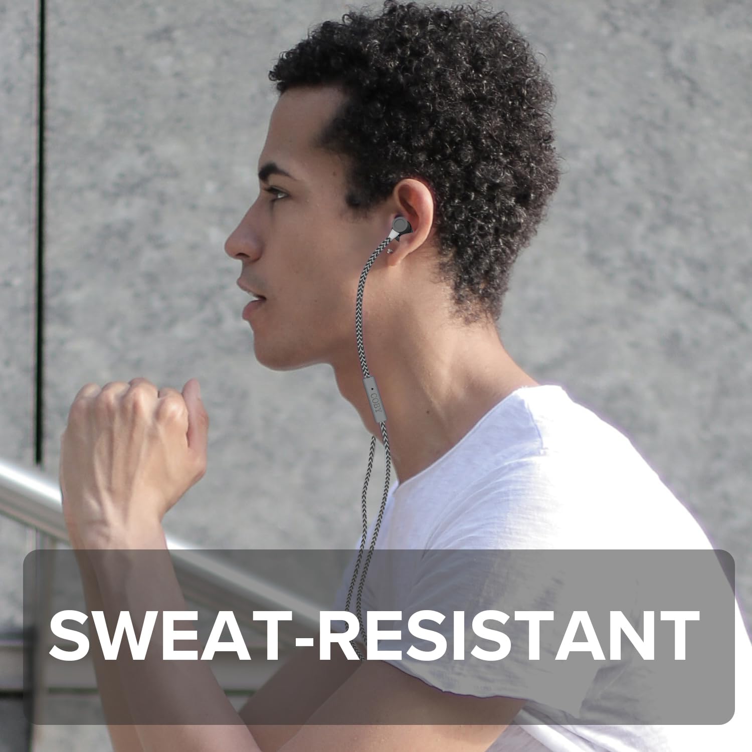Premium Coby Metal Wired Earbuds with Built-in Mic & Noise Cancellation - Tangle-Free Braided AUX Headphones with 3-Pair Ear Gels (S/M/L) in Black - Perfect for Commuting, Workouts & Gaming