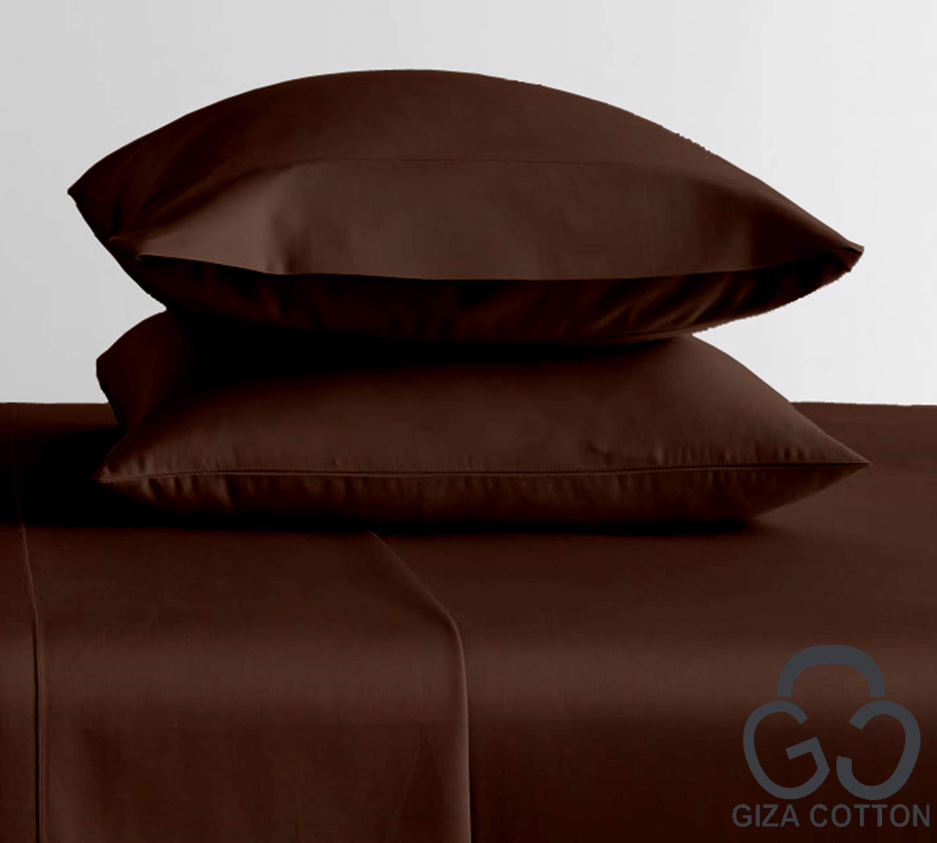 Premium 100% Giza Egyptian Cotton Sheets Set - 5 Piece King Size Deep Pocket (15