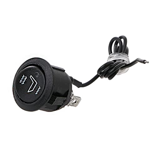12V Universal 3-Pin Round Heater Rocker Switch - On/Off Control for Motorcycle & Car Seat Accessories - Perfect for Customizing Vehicle Heating Systems & Interior Upgrades