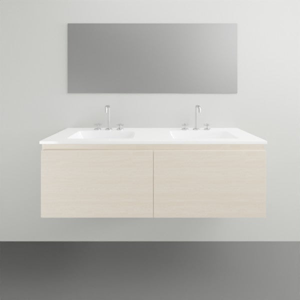 ADP Glacier Lite All Drawer Slim Vanity with Ceramic Top - Modern Bathroom Vanity Set with Storage Drawers & White Ceramic Countertop - Perfect for Small Bathrooms, Powder Rooms & Guest Baths