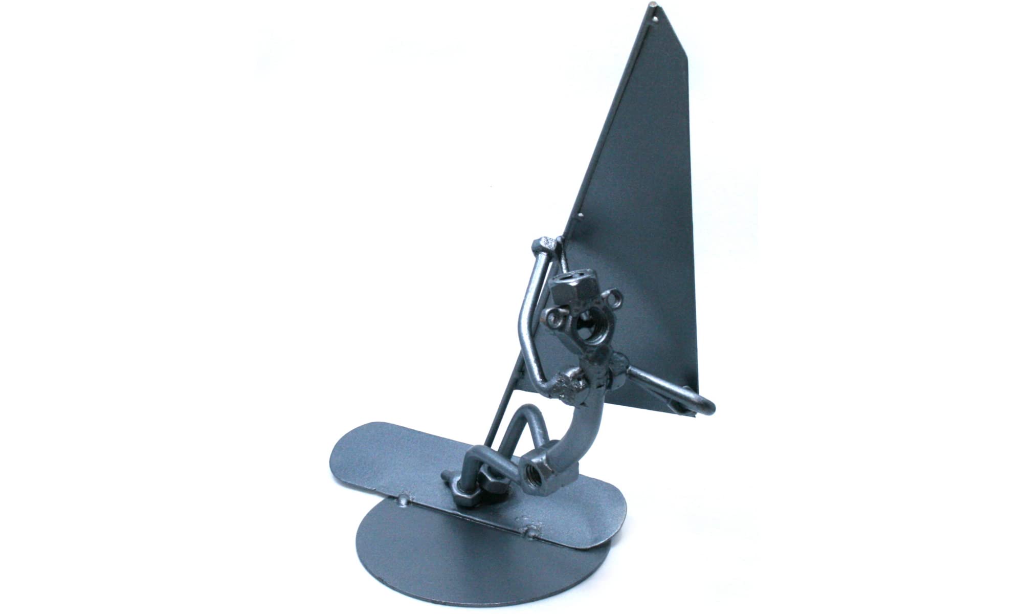 Handmade Surfing Men Nuts and Bolt Sculpture - Unique Surfing Gift for Men, Surfers & Surfing Lovers - Perfect for Home Decor, Office Desk, or Surfing Enthusiast Collection