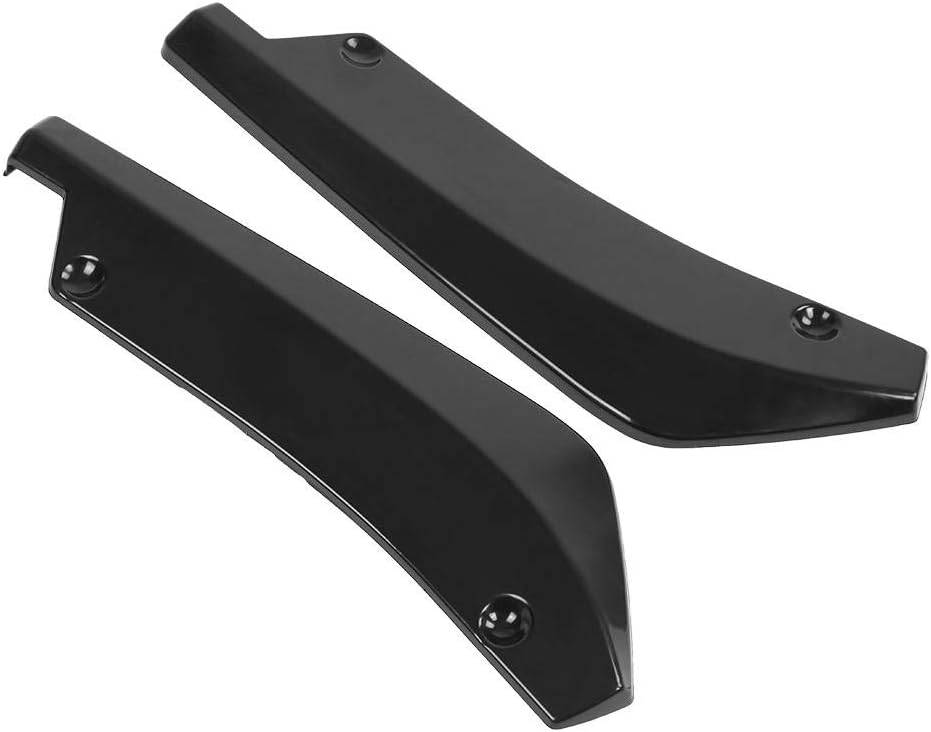 Universal V2 Style Rear Bumper Lip Splitters Guard - 2PCS Set for Car Body Styling & Protection - Perfect for Sports Cars, Tuner Vehicles & Automotive Enthusiasts