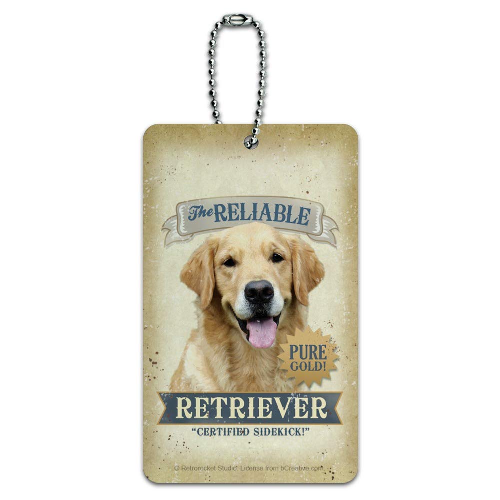 Certified Pure Gold Luggage ID Tag - Durable Carry-On Baggage Tag for Travel Accessories | Perfect for Airports, Business Trips & Vacation