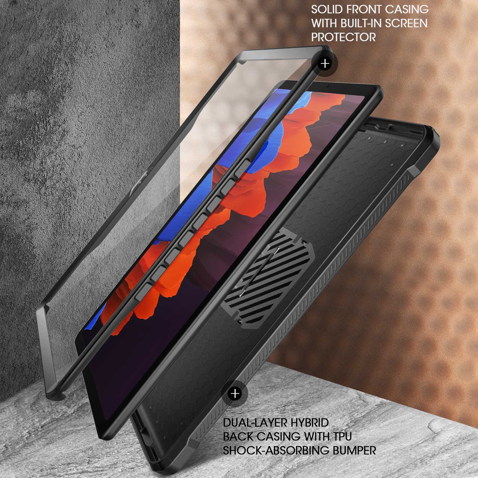 Samsung Galaxy Tab A7 10.4 Inch (2020) Tablet Case - Unicorn Beetle Pro Rugged Full Body Protective Cover - Shockproof, Drop Protection - Perfect for Travel, Work & Outdoor Use