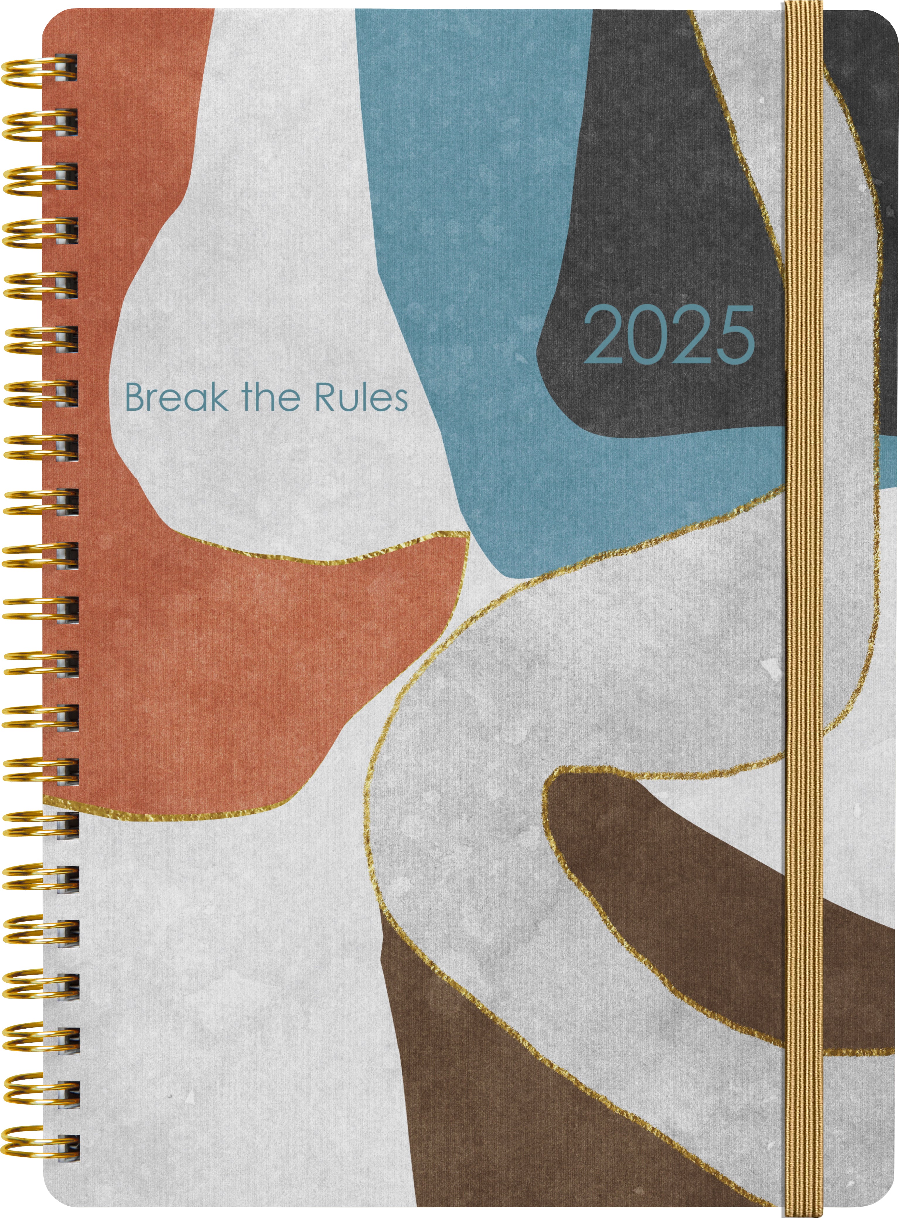 2025 Collins Diary A51 - Day Per Page Planner with Contemporary Art Cover, 148mm x 210mm (5.8