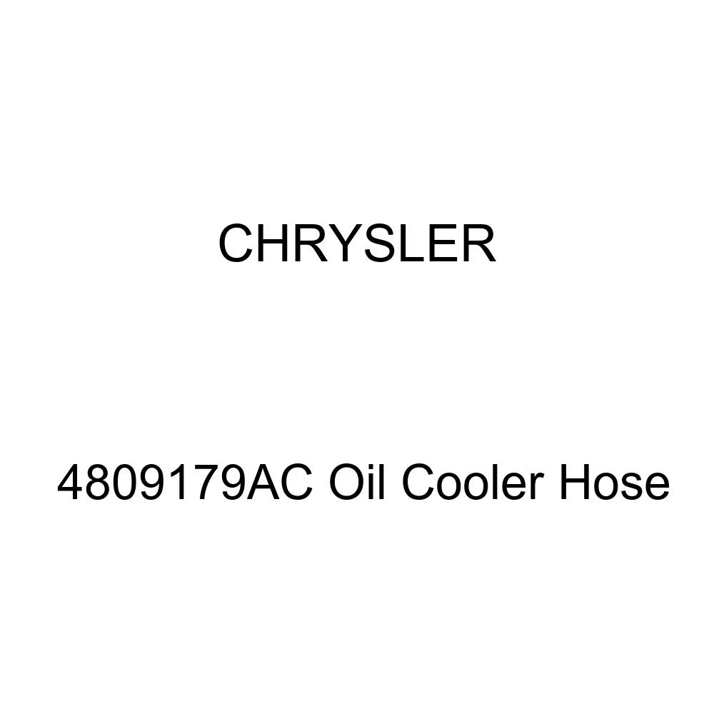 Genuine Chrysler 4809179AC Oil Cooler Hose Replacement - High Performance Cooling Hose for Chrysler Vehicles - Perfect for Engine Maintenance & Repair