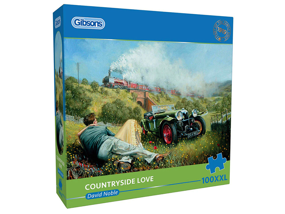 Gibsons 100-Piece Jigsaw Puzzle XXL - Countryside Love Scenic Landscape Art for Adults & Families | Perfect for Relaxation, Home Decor & Puzzle Night Activities