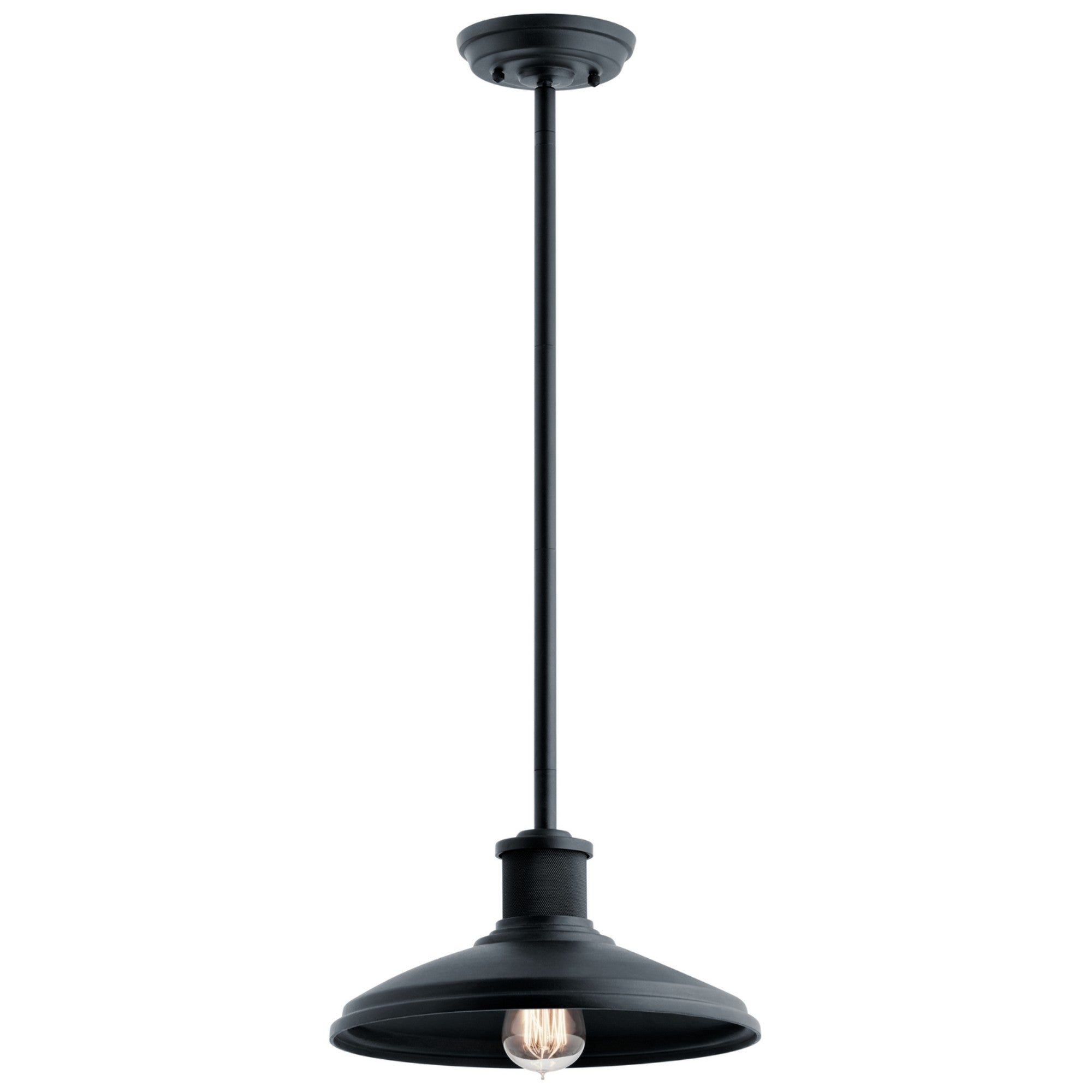 Allenbury 12 Convertible Pendant Light - Adjustable Hanging Fixture for Kitchen Island, Dining Room, or Bedroom Lighting - Modern Farmhouse & Industrial Style Ceiling Light