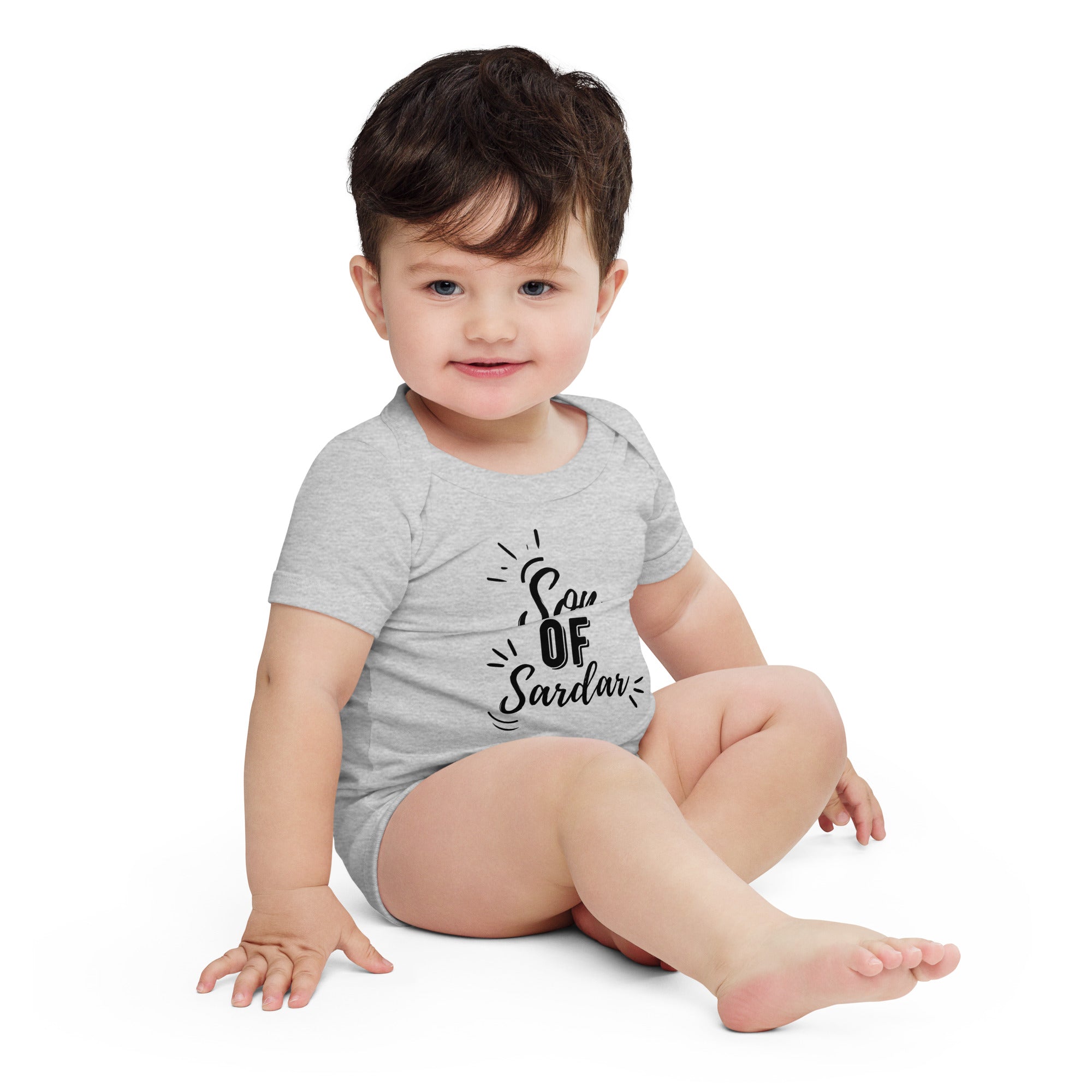 Son of Sardar Baby Onesies - Soft Cotton Bodysuits for Newborns & Infants | Perfect for Playtime, Daycare & Family Photos