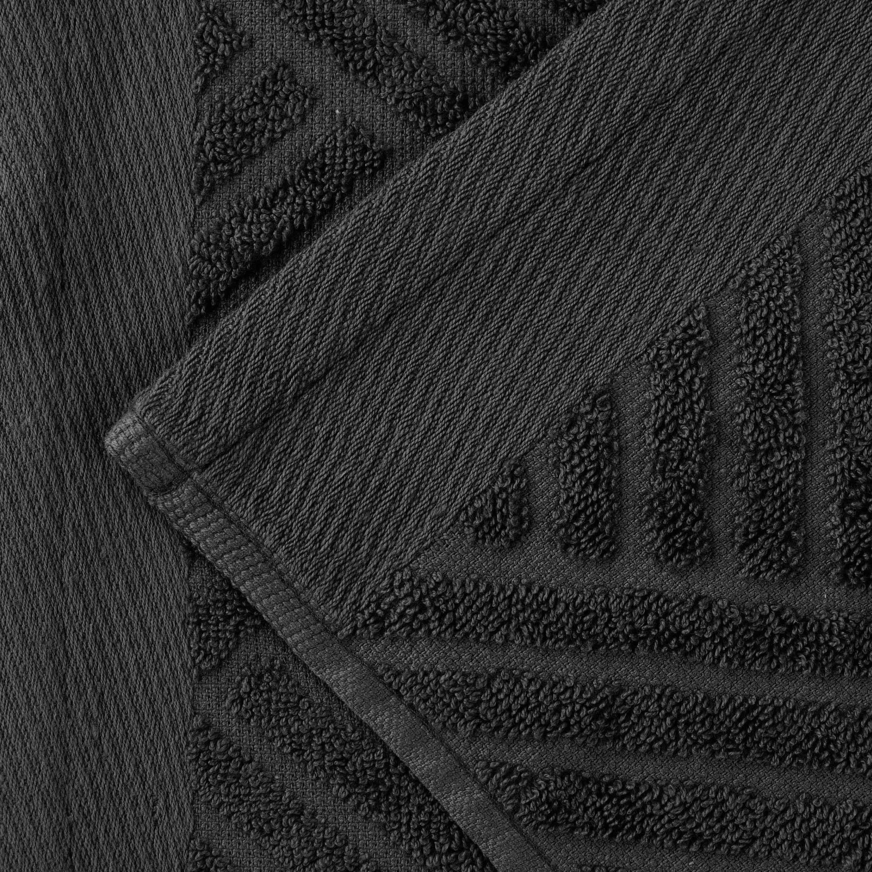 Luxury 6-Piece Egyptian Cotton Towel Set - Basketweave Jacquard & Solid Design - Ultra Soft & Absorbent Bath Towels for Spa, Hotel, or Home Use