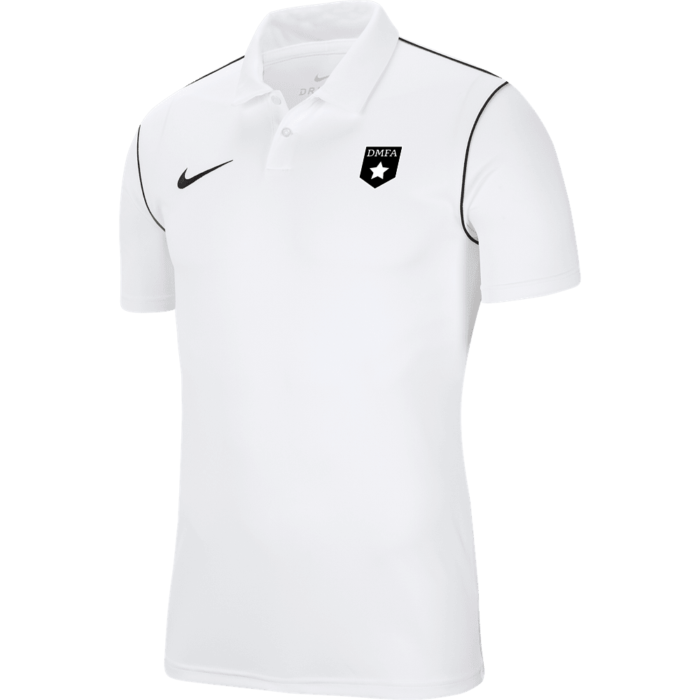 DM FOOTBALL ACADEMY Youth Park 20 Polo Shirt - BV6903 100 - Breathable Sports Jersey for Soccer Training & Casual Wear - Perfect for Youth Football Practice & Outdoor Activities