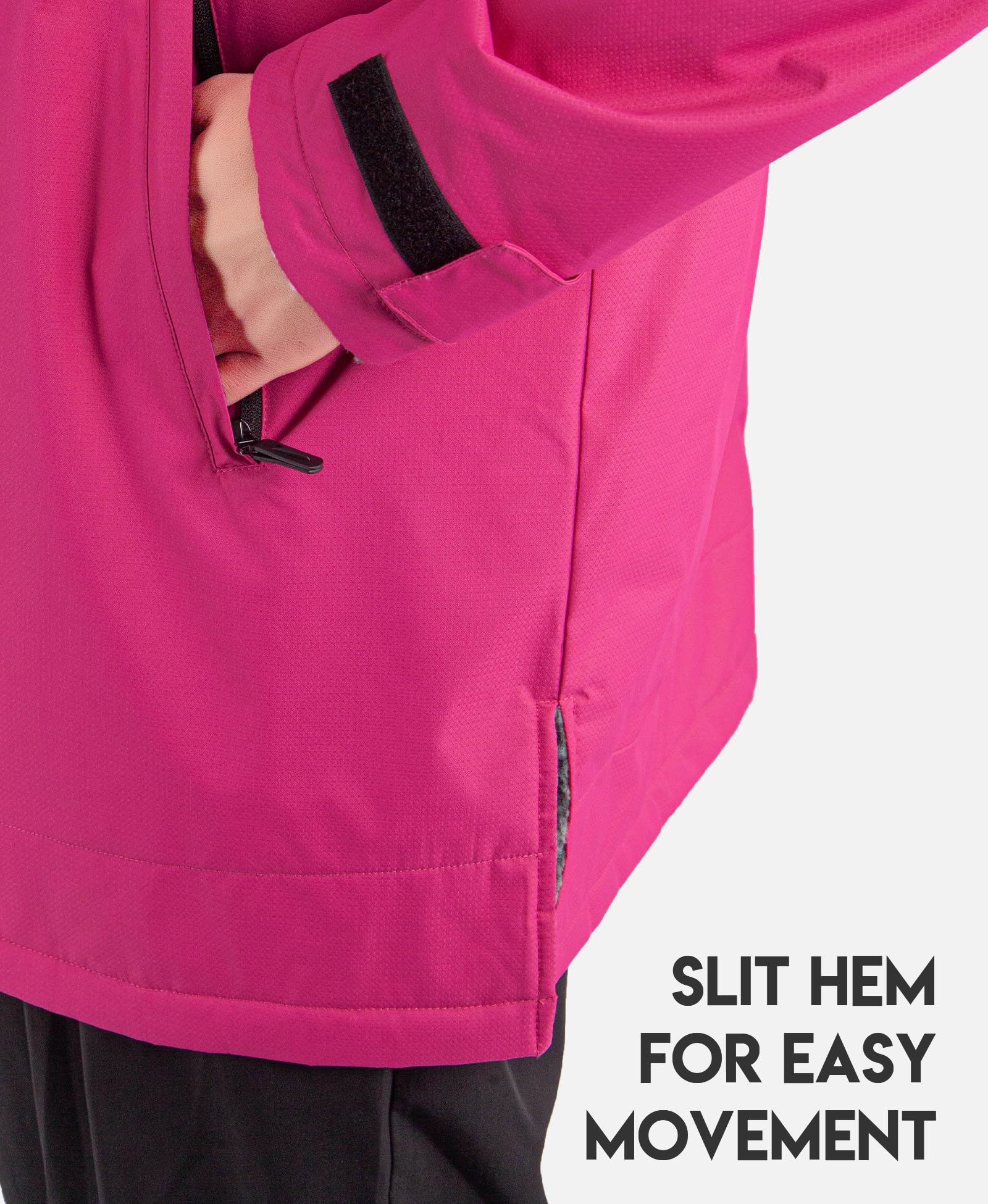 MissShorthair Kids Swim Parka - Waterproof Swim Jacket & Changing Robe for Boys & Girls (Ages 9-14) - Perfect for Beach, Pool & Water Sports