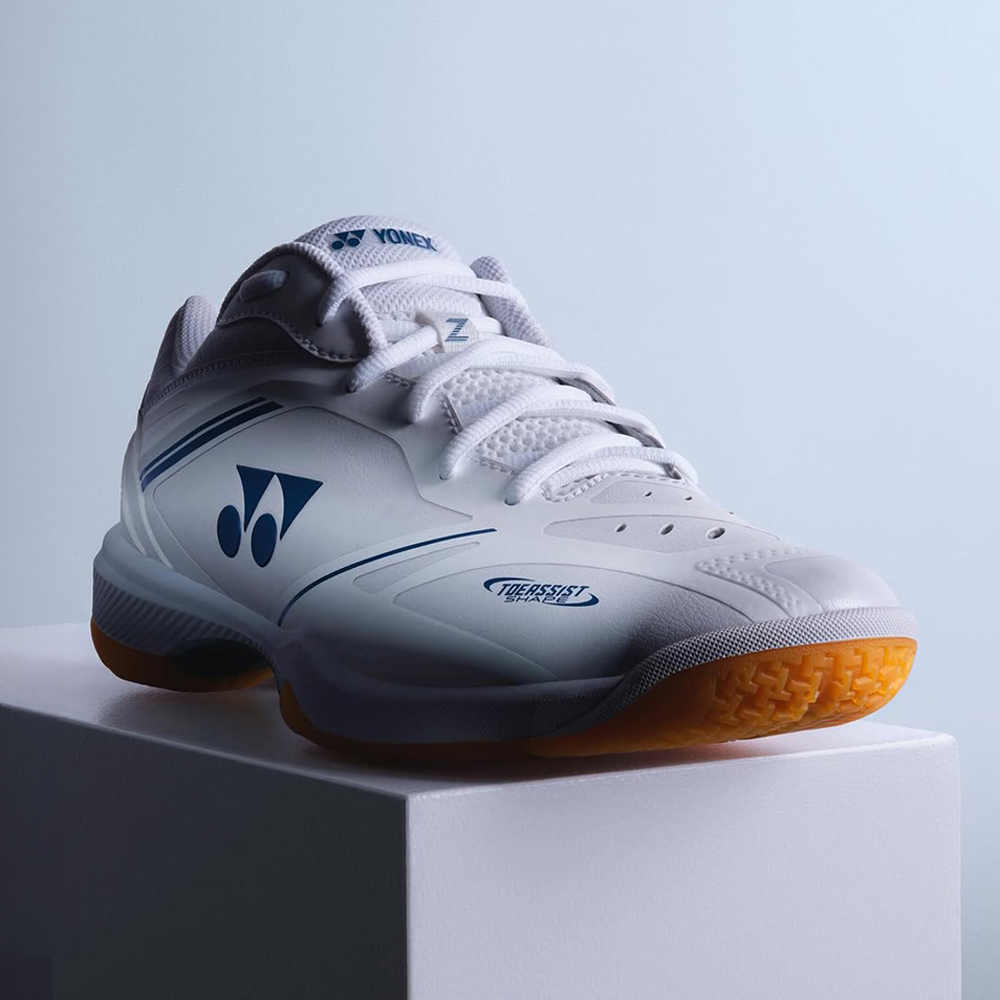 Yonex Power Cushion 65 Z4 Women's Badminton Shoes - White (2025) | Lightweight Comfort & Shock Absorption for Court Sports & Training