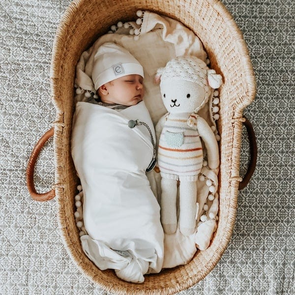 Ely's&Co. Jersey Cotton Swaddle Set - Soft Baby Swaddle Blankets for Newborns, Breathable & Stretchy for Comfortable Sleep, Perfect for Nursery, Travel & Photo Shoots