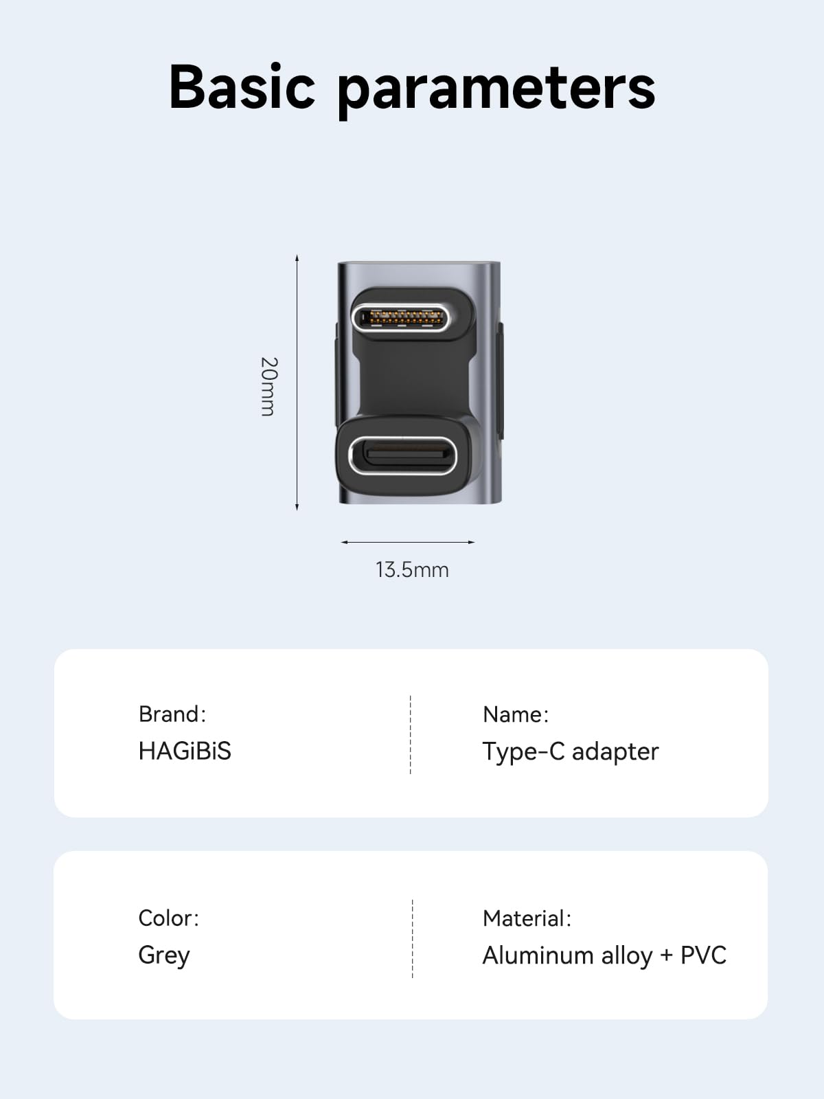 Hagibis 240W 40Gbps 8K USB C to USB C Adapter - USB4 Thunderbolt 4/3 Compatible - Works with ROG Ally, Steam Deck, Nintendo Switch, MacBook, iPad, iPhone 15 Pro Max - Perfect for Gaming, Docking Stations & 8K Video Transfer