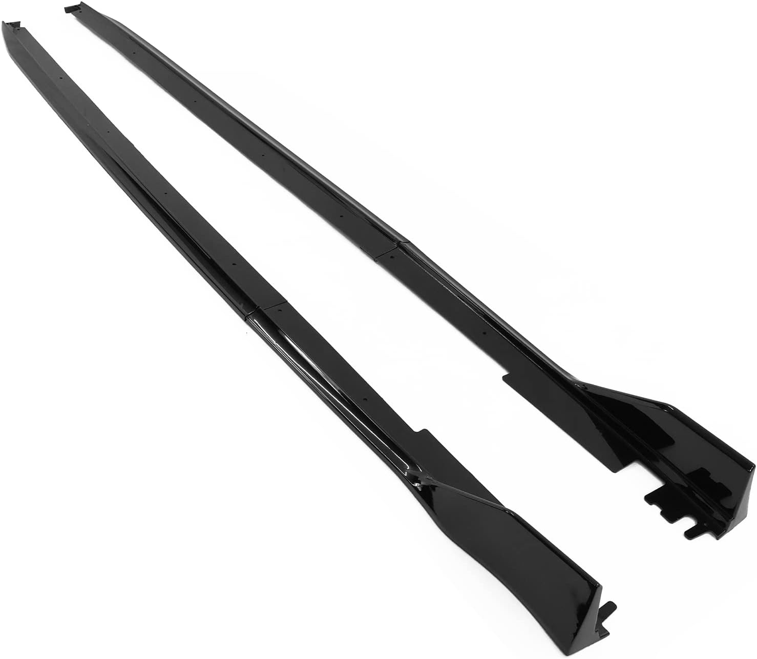2022-2024 Honda Civic 11th Gen Type R Side Skirts Rocker Panel - Gloss Black ABS Plastic Body Kit for Enhanced Style & Protection | Perfect for Car Enthusiasts & Street Racing
