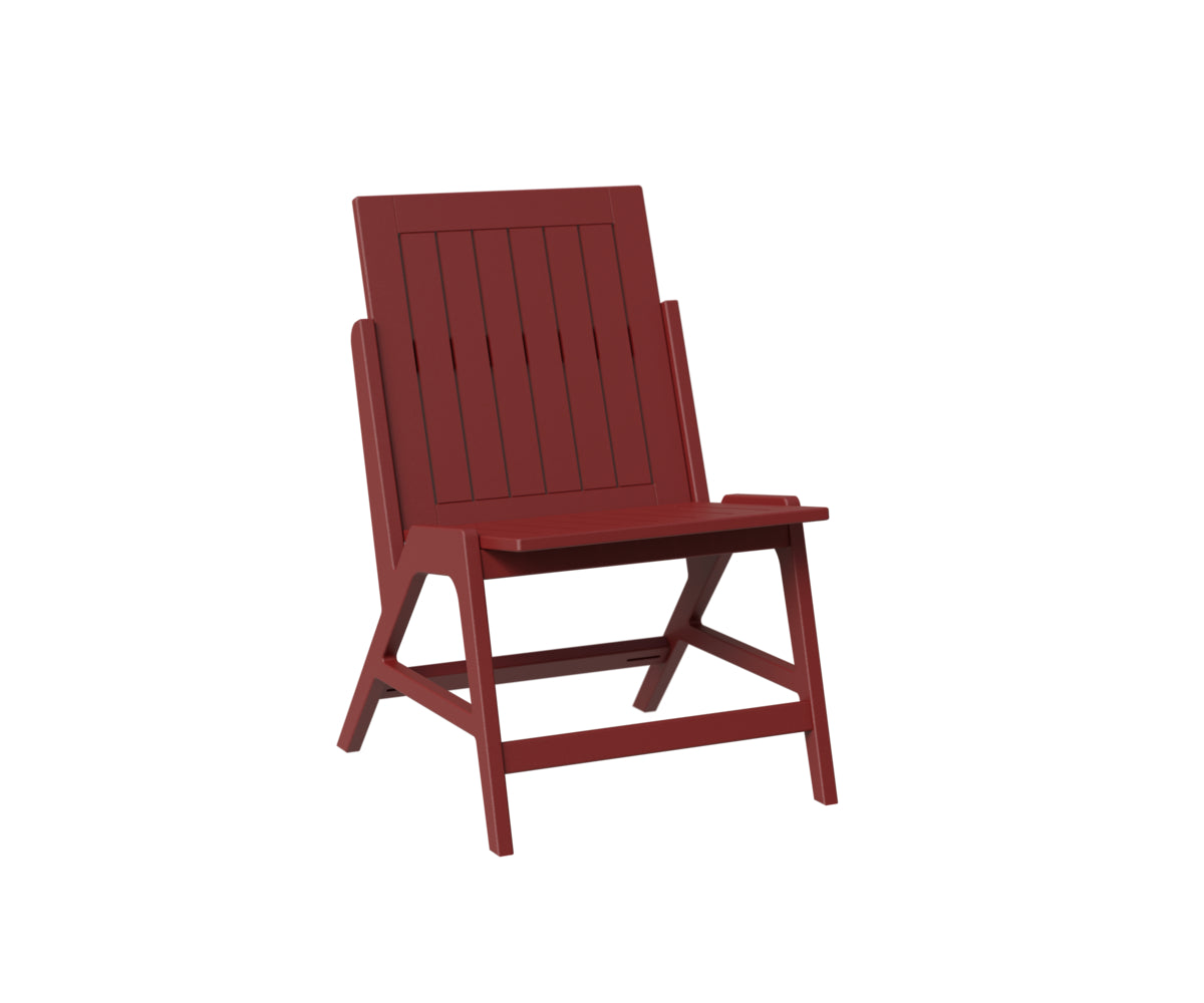 Berlin Gardens Kinsley Dining Side Chair - Sturdy Outdoor Patio Furniture for Garden, Deck, and Poolside Dining