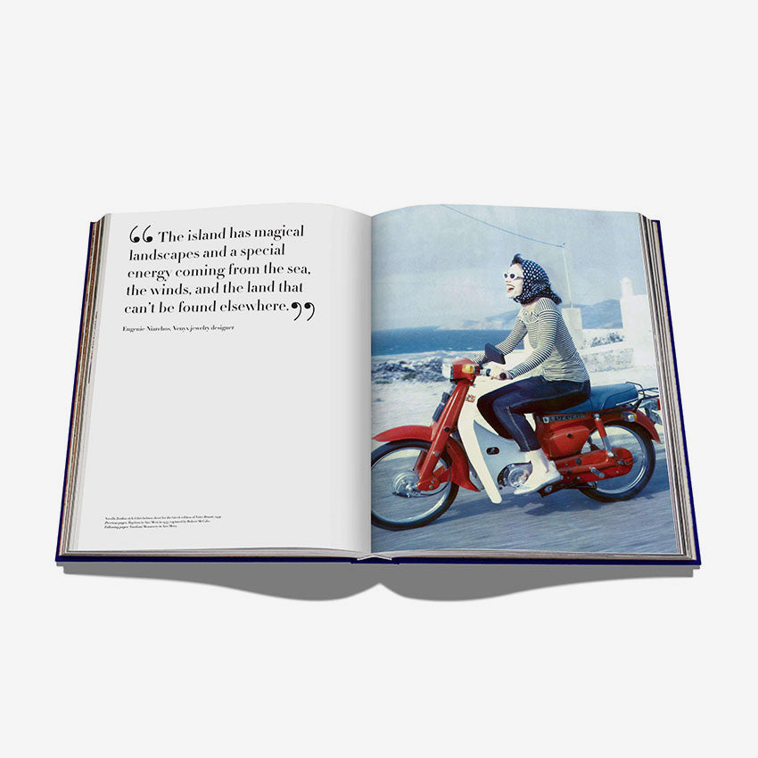 Assouline Mykonos Muse Coffee Table Book - Luxury Travel & Home Decor Inspiration for Greece Lovers