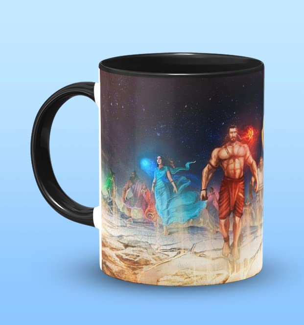 Brahmāstra Superhero Coffee Mug 11oz | Printed White Ceramic Mug with Astra Design | Microwave & Dishwasher Safe 330ml | Perfect for Tea, Coffee, or Hot Chocolate | Ideal Gift for Movie Fans & Collectors | MUG-183