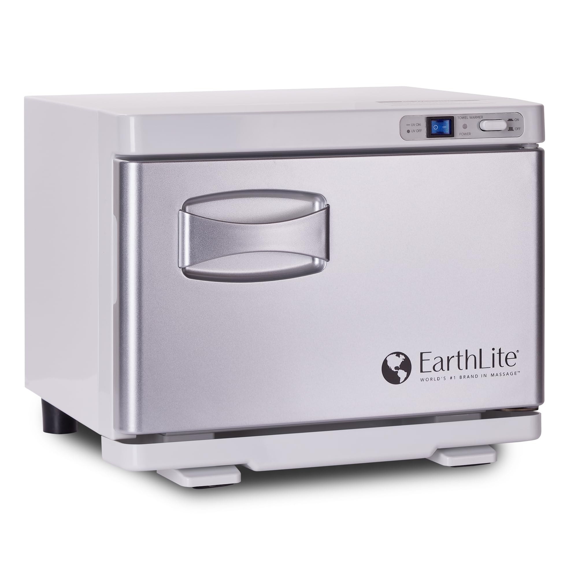 EARTHLITE Dual Hot Towel Warmer Cabinet - Professional Spa & Salon Towel Heater for Facial, Massage & Salon Treatments (White) - Perfect for Home Spa, Beauty Salons & Wellness Centers