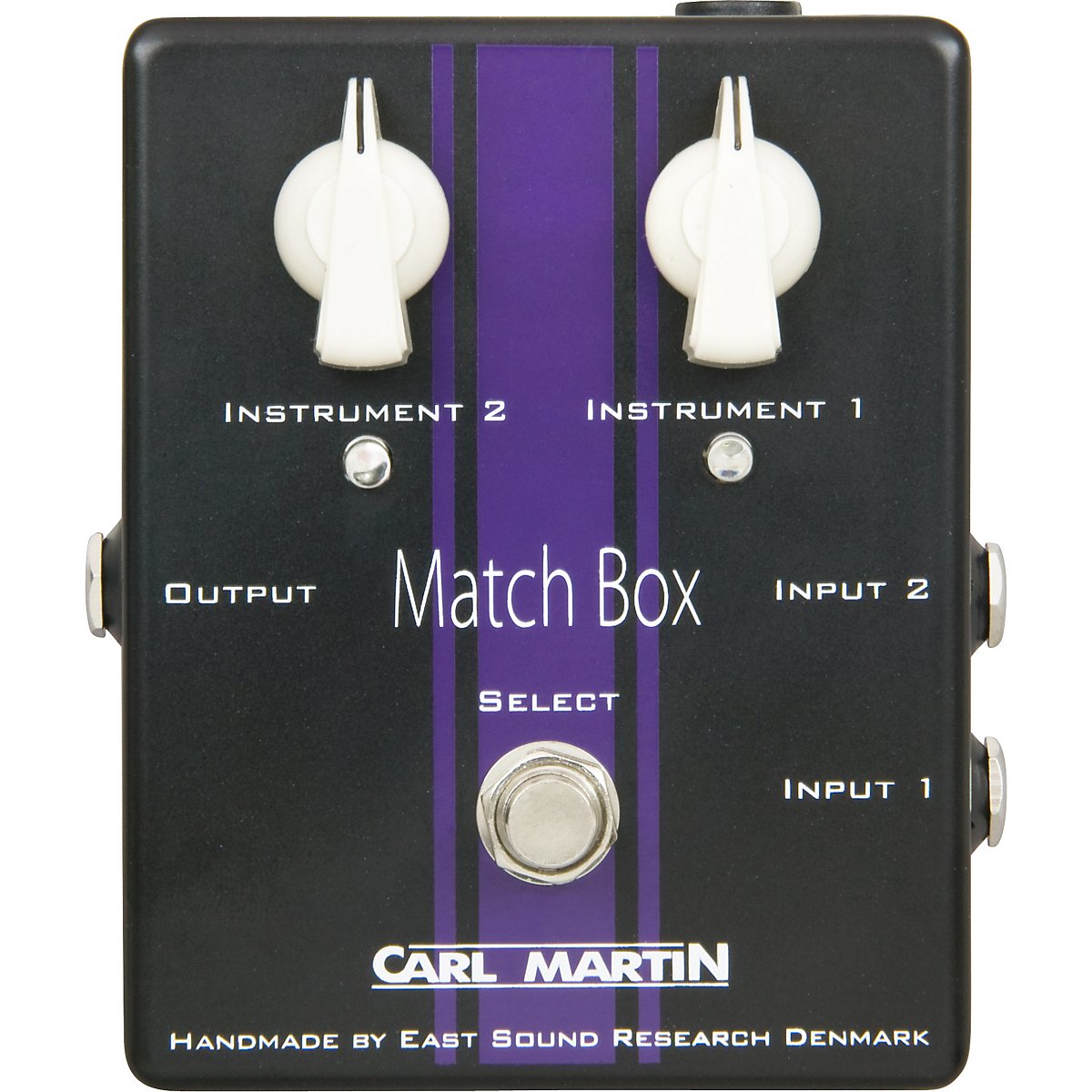 Match Box Dual Instrument to Single Amp Selector - Guitar & Bass Signal Combiner for Live Performances & Studio Recording