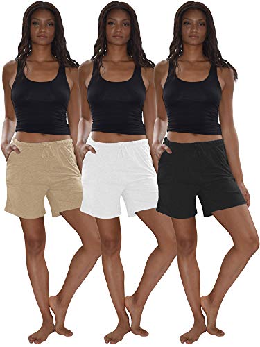 3 Pack- Black/Khaki Nude/ White