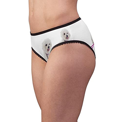 Bichon Frise Cotton Underwear for Women - Comfortable Briefs & Funny Panties - Perfect for Dog Lovers, Gifts, and Casual Wear