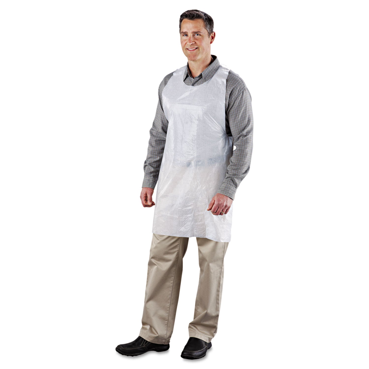 AmerCareRoyal® Disposable Poly Apron - 24