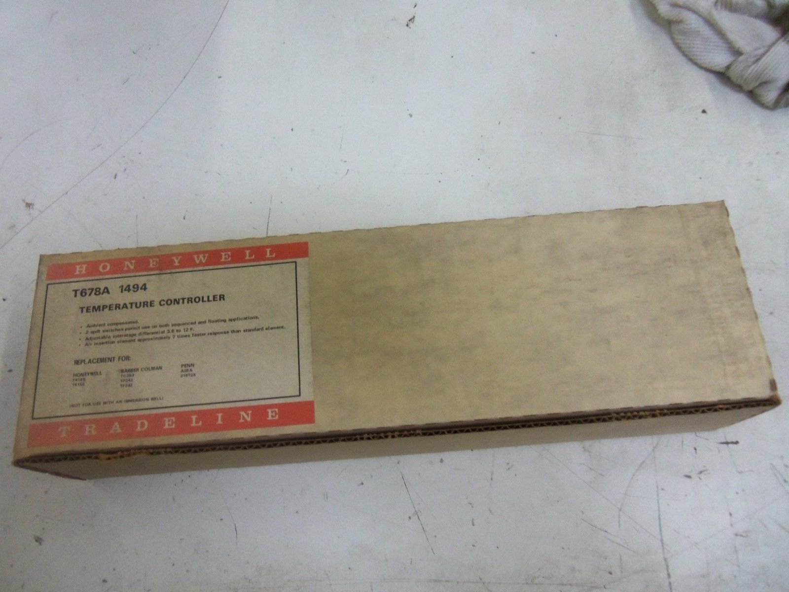 Honeywell T678A1494 Remote Bulb Temperature Controller - 55°F to 175°F Range for HVAC, Refrigeration & Industrial Automation Systems
