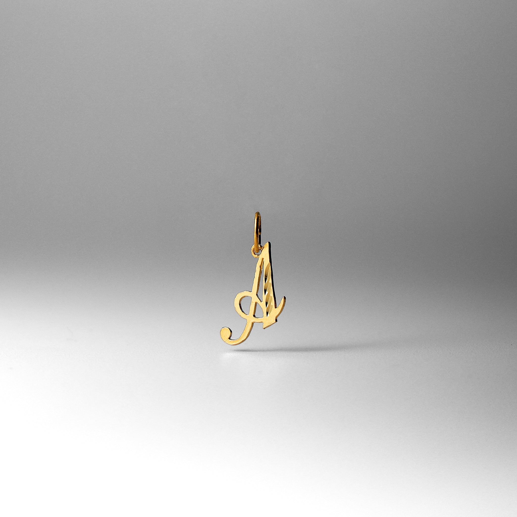 Elegant Gold Cursive Letter A Pendant Necklace - Personalized Initial Jewelry for Women | Perfect Gift for Birthday, Anniversary & Valentine's Day | A-Z Alphabet Pendants Collection