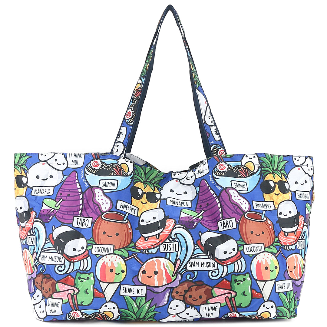 Stylish Carry All Tote Bag in Hawaii Blue - Perfect for Beach, Travel, Shopping & Everyday Use