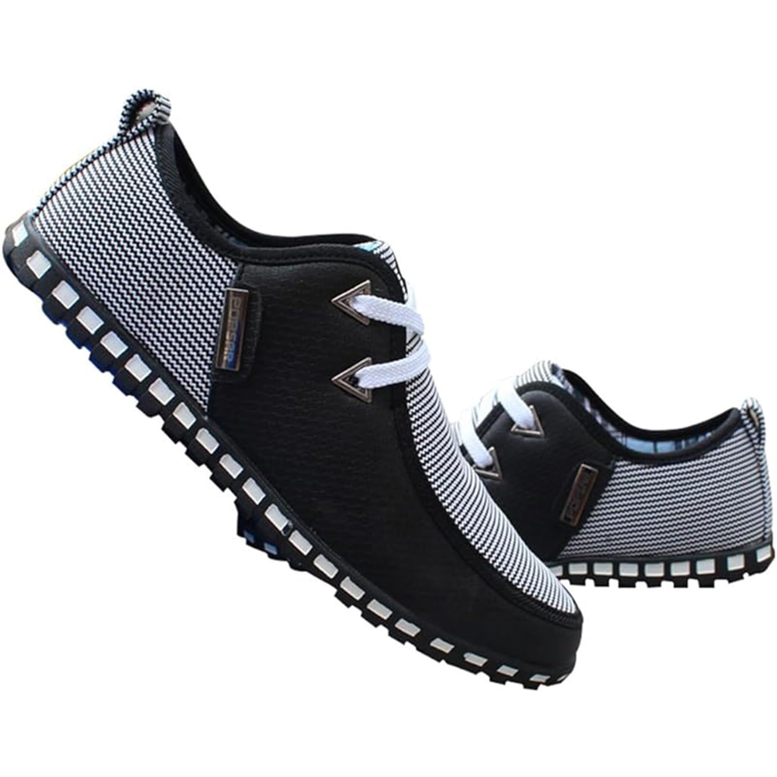 Sun Lorence Men's Lightweight Driving Loafers - British Style Leather Casual Sneakers for Comfortable Driving & Everyday Wear