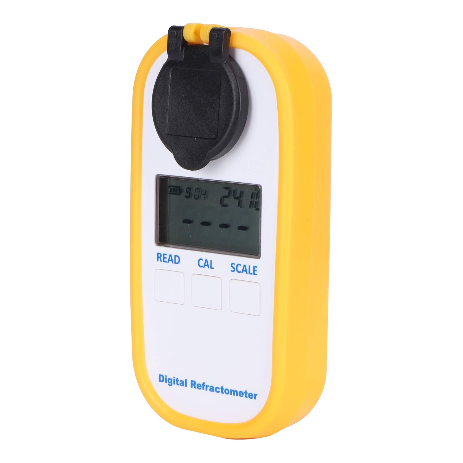 01 Sugar Refractometer - High Accuracy Portable Brix Meter for Beer, Wine, Milk, Honey & Juice - Ideal for Home Brewing, Winemaking & Dairy Testing