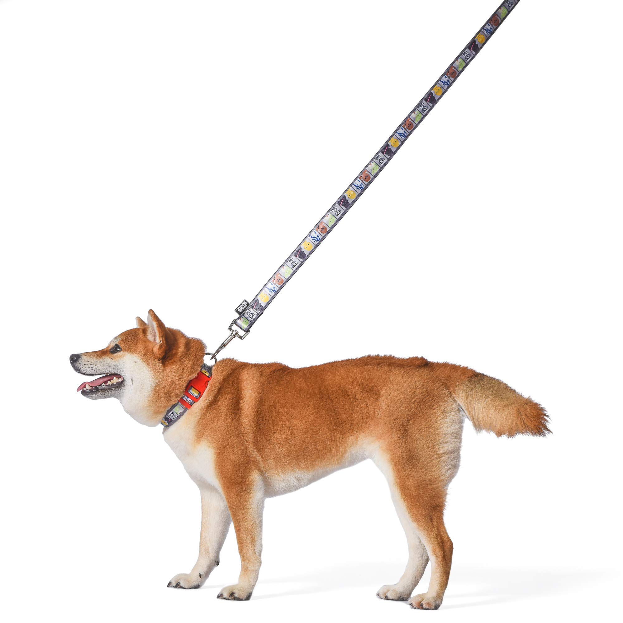 Star Wars Pet Leash 4ft - Durable Nylon Dog Leash with All-Star Characters | 48 Inch Adjustable Leash for Small Medium Large Dogs | Perfect for Walking, Training & Cosplay - May the Force Be With Your Pup