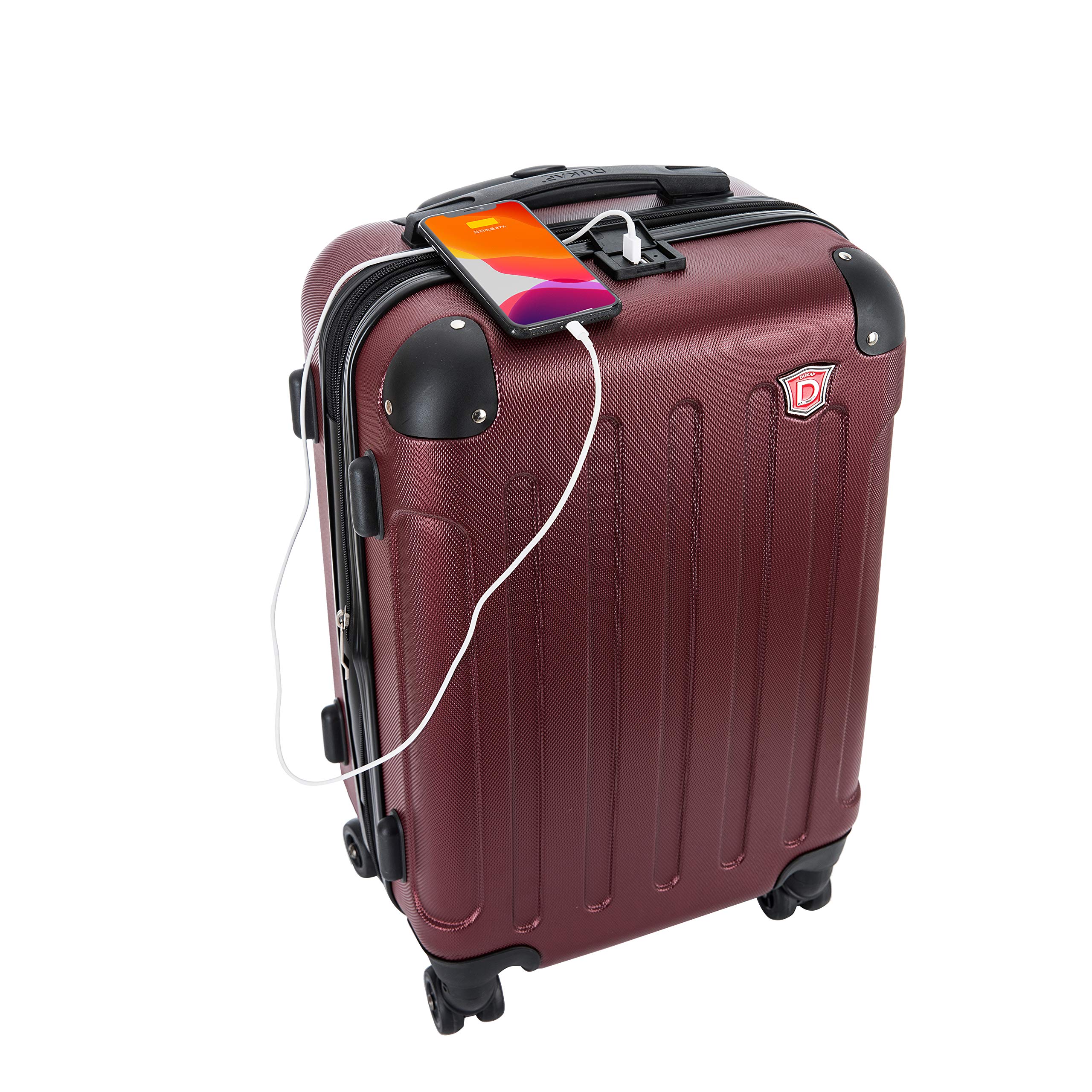 DUKAP INTELY 2-Piece Hardside Spinner Luggage Set (20