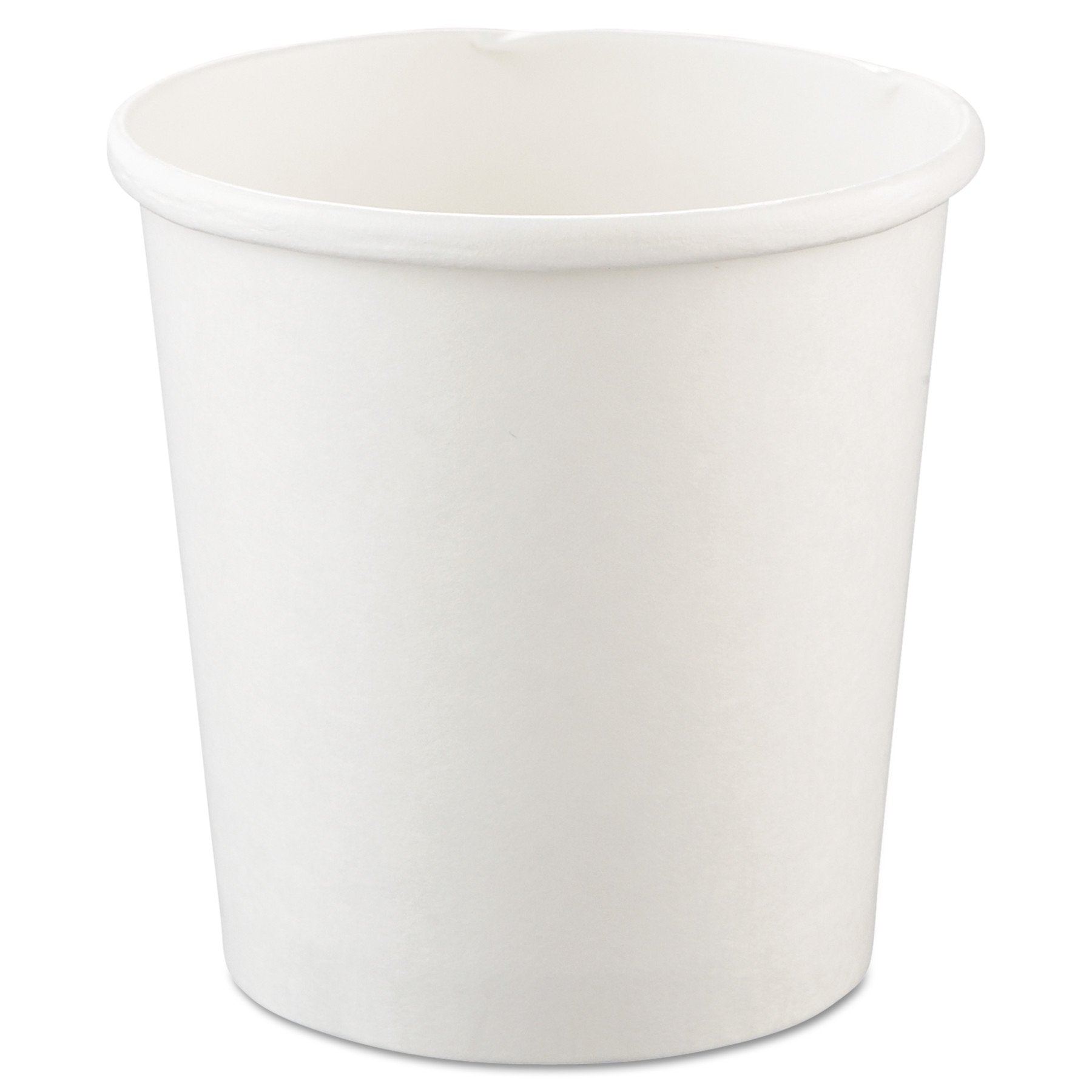 4oz White Poly Coated Paper Hot Cups - 1000 Pack | Disposable Coffee Cups for Office, Parties & Takeout