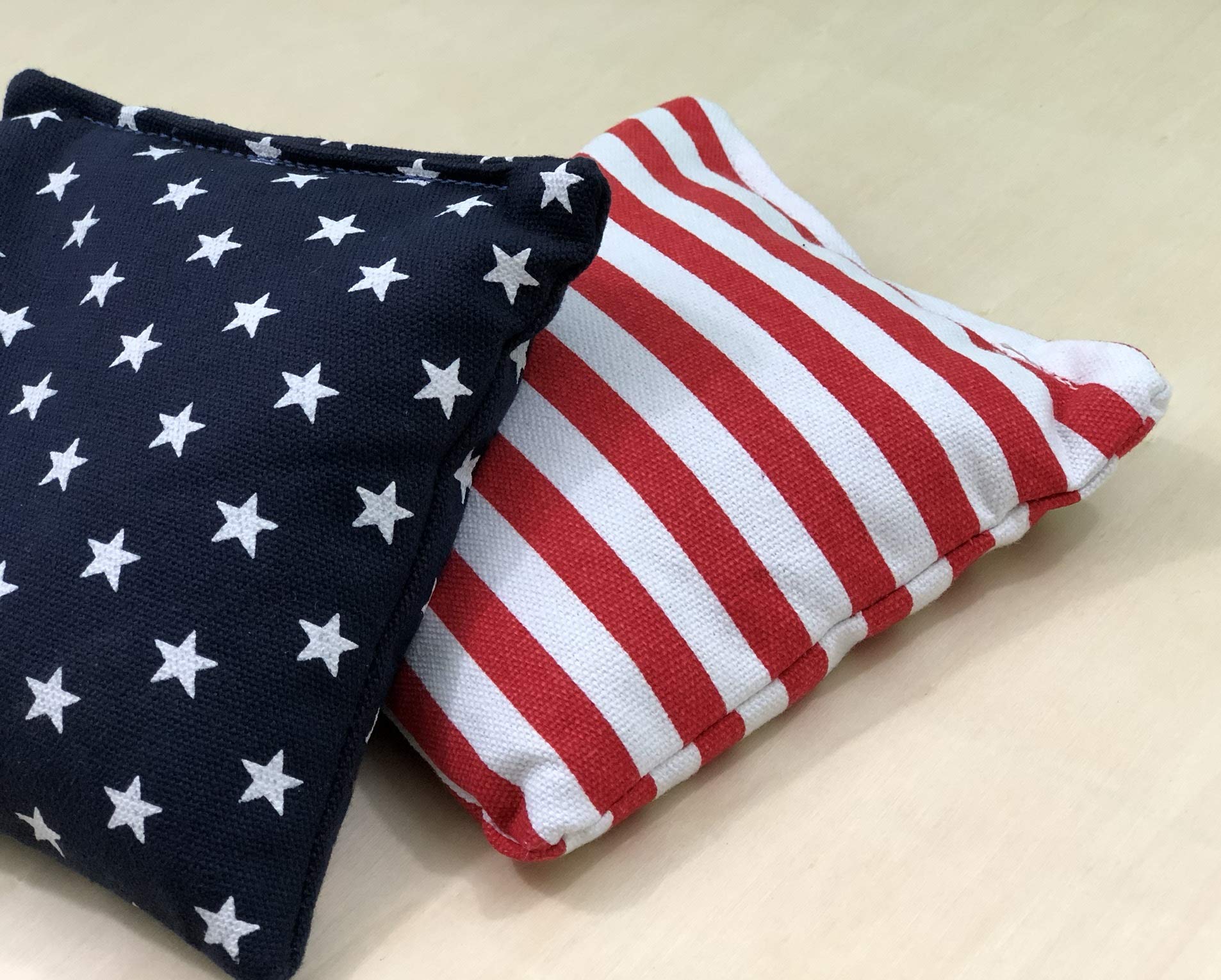 8 Standard Corn Filled Regulation Duck Cloth Cornhole Bags - Official Size for Backyard Games, Tailgating & Outdoor Parties