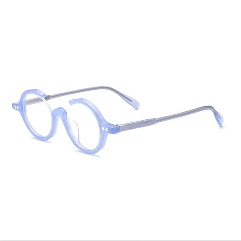 Vintage Luxury Round Eyeglasses Frame - Classic Retro Style for Men & Women - Perfect for Reading, Fashion, and Daily Wear