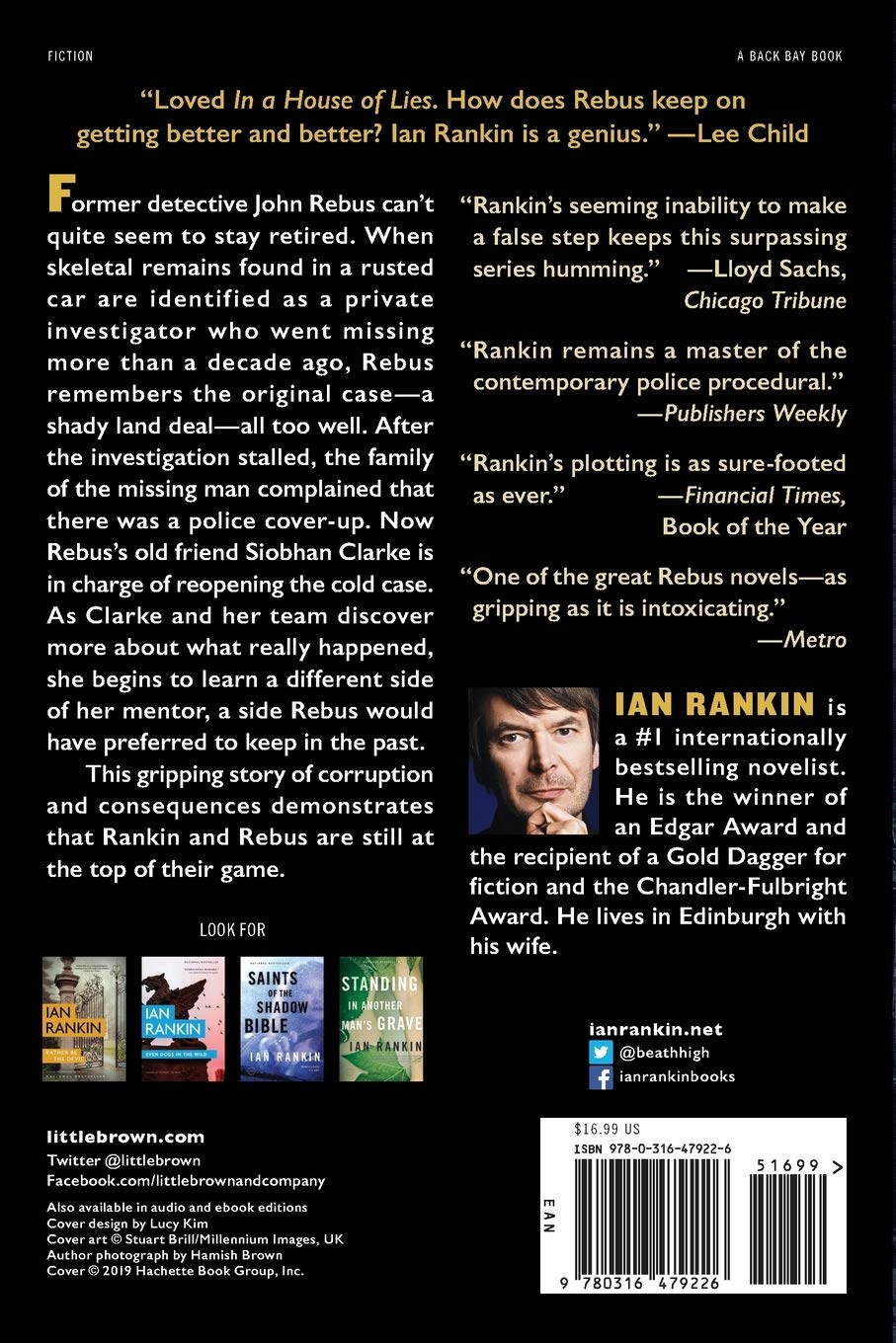 In a House of Lies (Rebus Novel Book 22) - Crime Thriller Mystery for Adults | Perfect for Book Clubs & Late-Night Reading