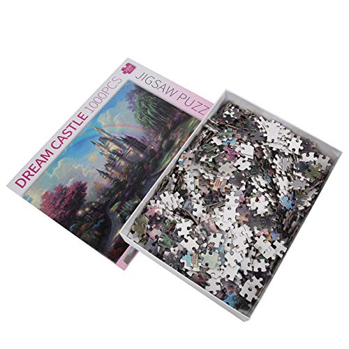 1000-Piece Dream Castle Jigsaw Puzzle Toy for Kids - 75x50cm Educational Picture Assembling Game | Perfect for Family Bonding & Cognitive Development