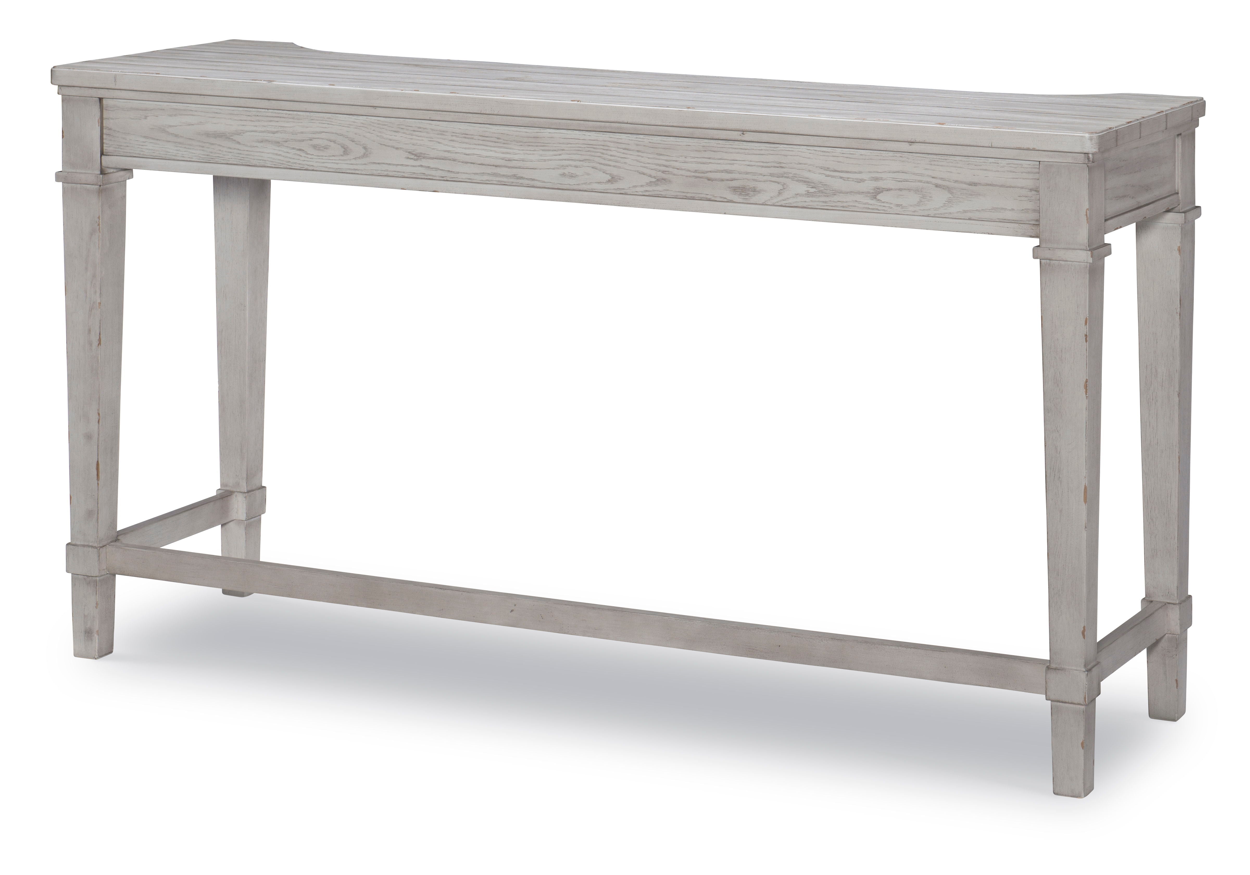 Belhaven Sofa Table Desk - Pearl Silver Finish | Elegant Narrow Console Table for Entryway, Living Room & Office | Perfect for Small Spaces & Home Decor