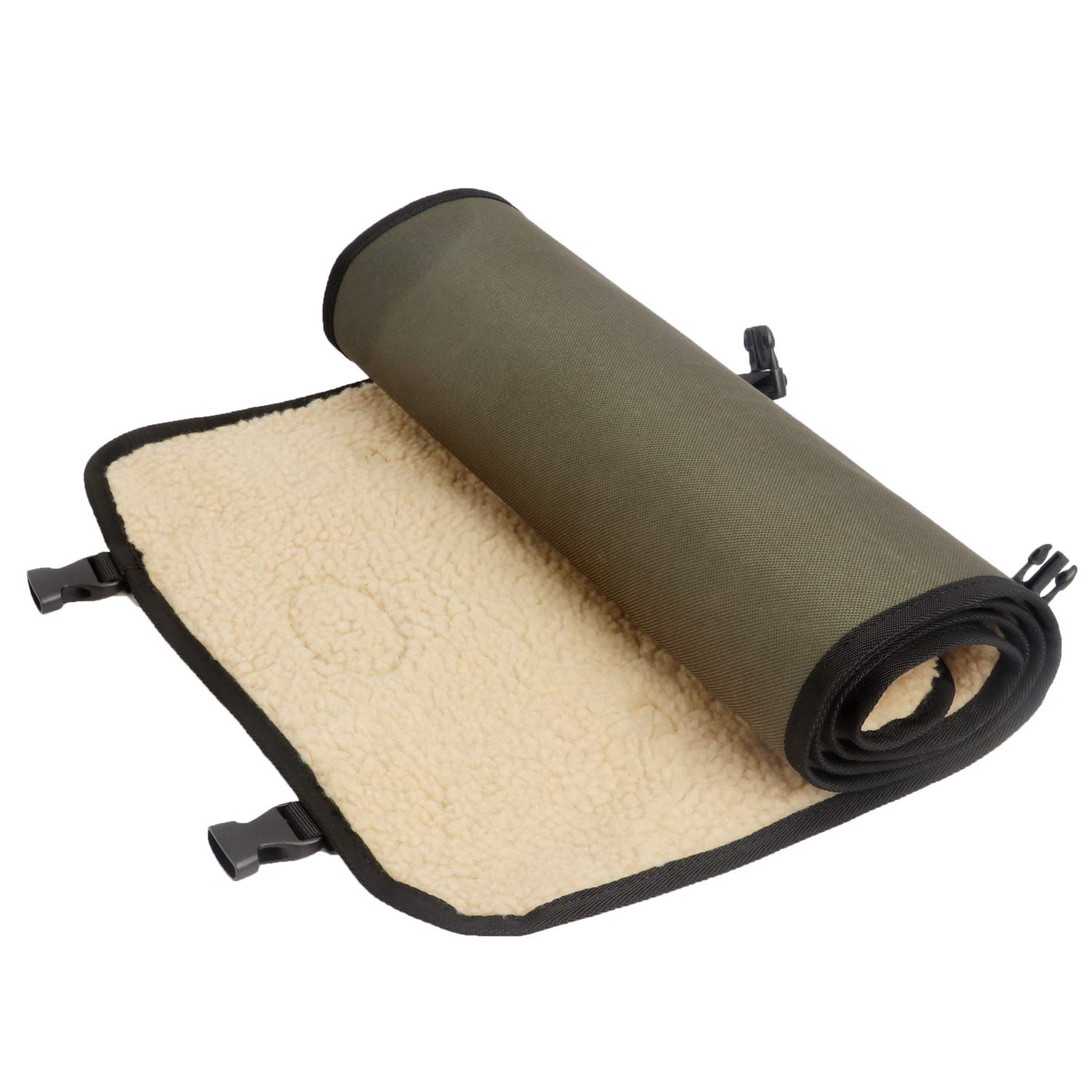 TOURBON 28-inch Tactical Pistol Case with Roll-Up Gun Cleaning Mat - Durable Range Bag for Firearm Storage & Maintenance at Shooting Range or Home