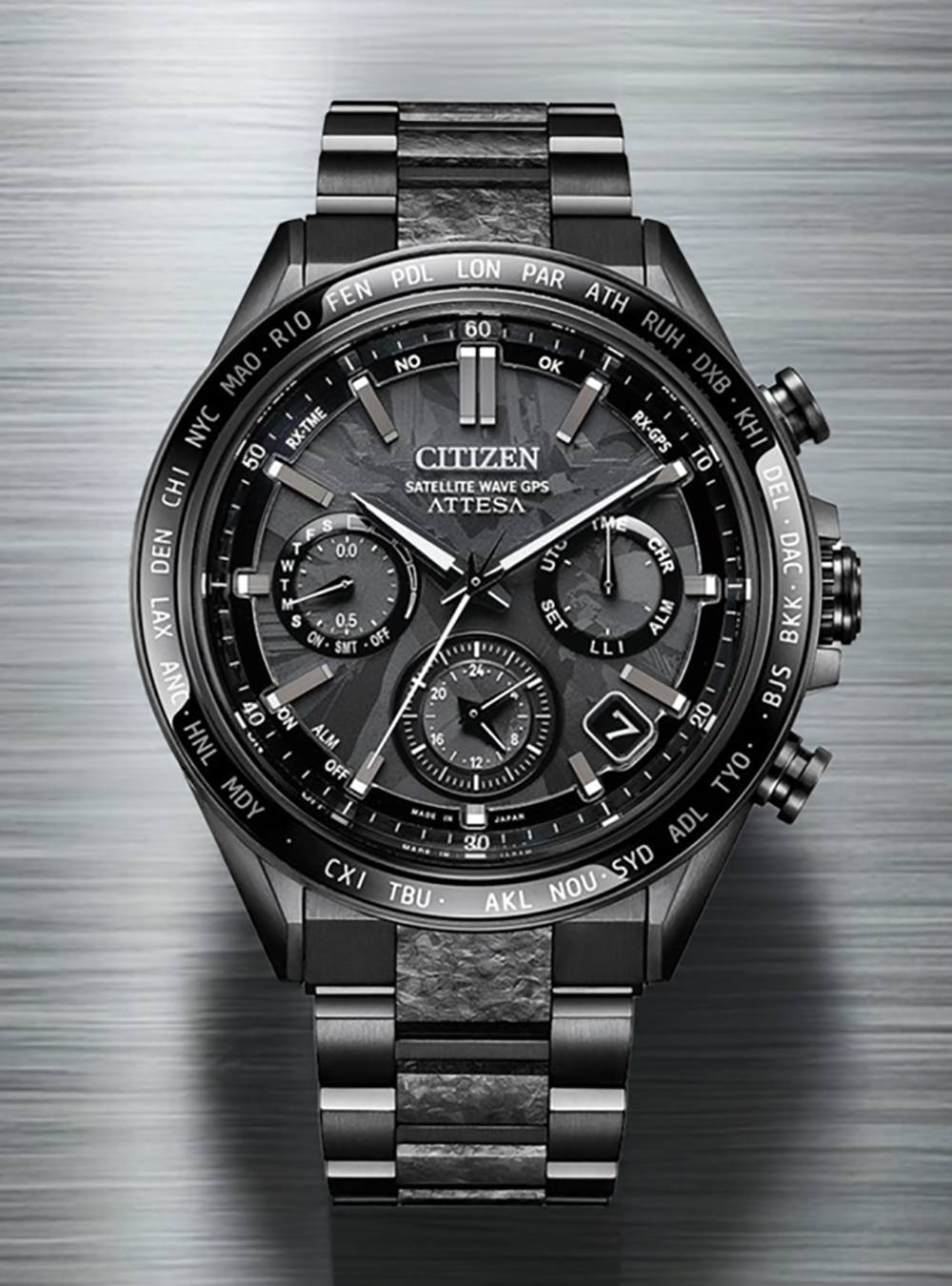 CITIZEN ATTESA ACT LINE HAKUTO-R Super Titanium GPS Watch CC4067-66E Limited Edition Japan JDM - Perfect for Luxury Collectors & Outdoor Adventures