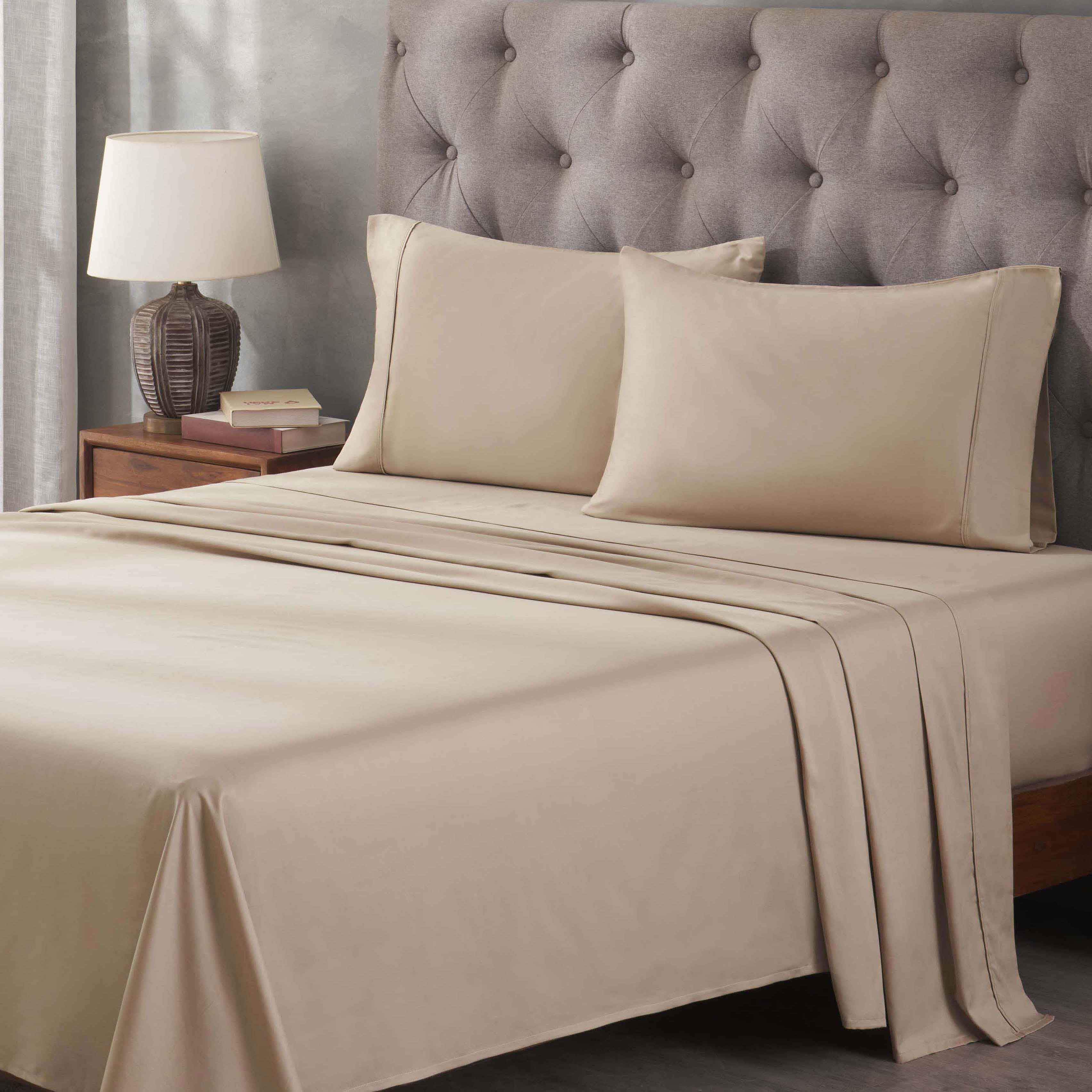 Premium 400 Thread Count Egyptian Cotton Bed Sheet Set - Soft, Breathable & Durable for Ultimate Comfort - Perfect for Luxury Bedrooms & Hotels
