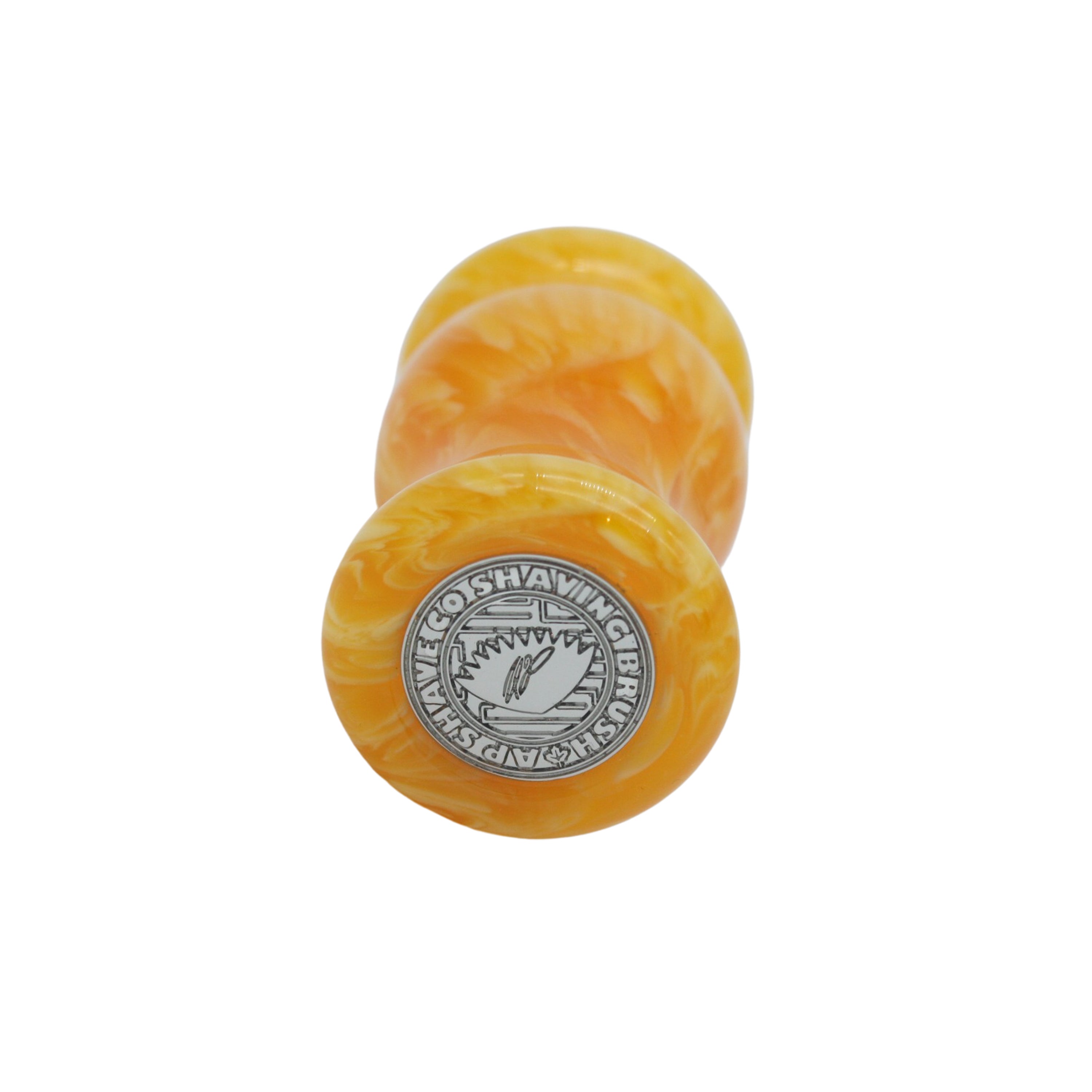 Premium Amber Handcrafted Shaving Brush Handle for Men - Fits 24mm & 26mm Knots - Luxury Wet Shaving & Grooming Gift for Father's Day, Birthday & Special Occasions