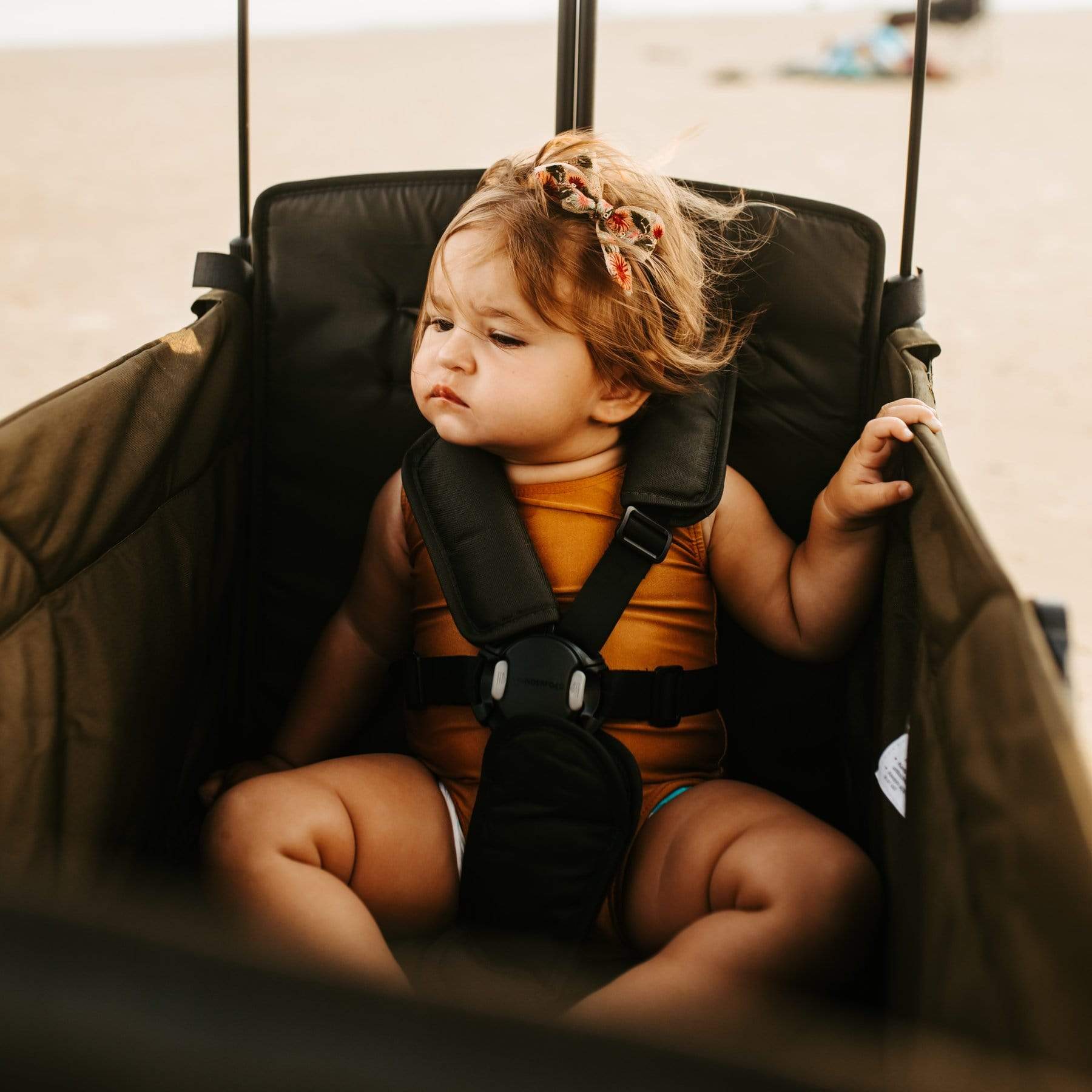 Wonderfold Wagon X2 - Premium 2-in-1 Push/Pull Double Stroller Wagon for Kids with Canopy & Storage | Perfect for Beach Outings, Park Adventures & Family Travel
