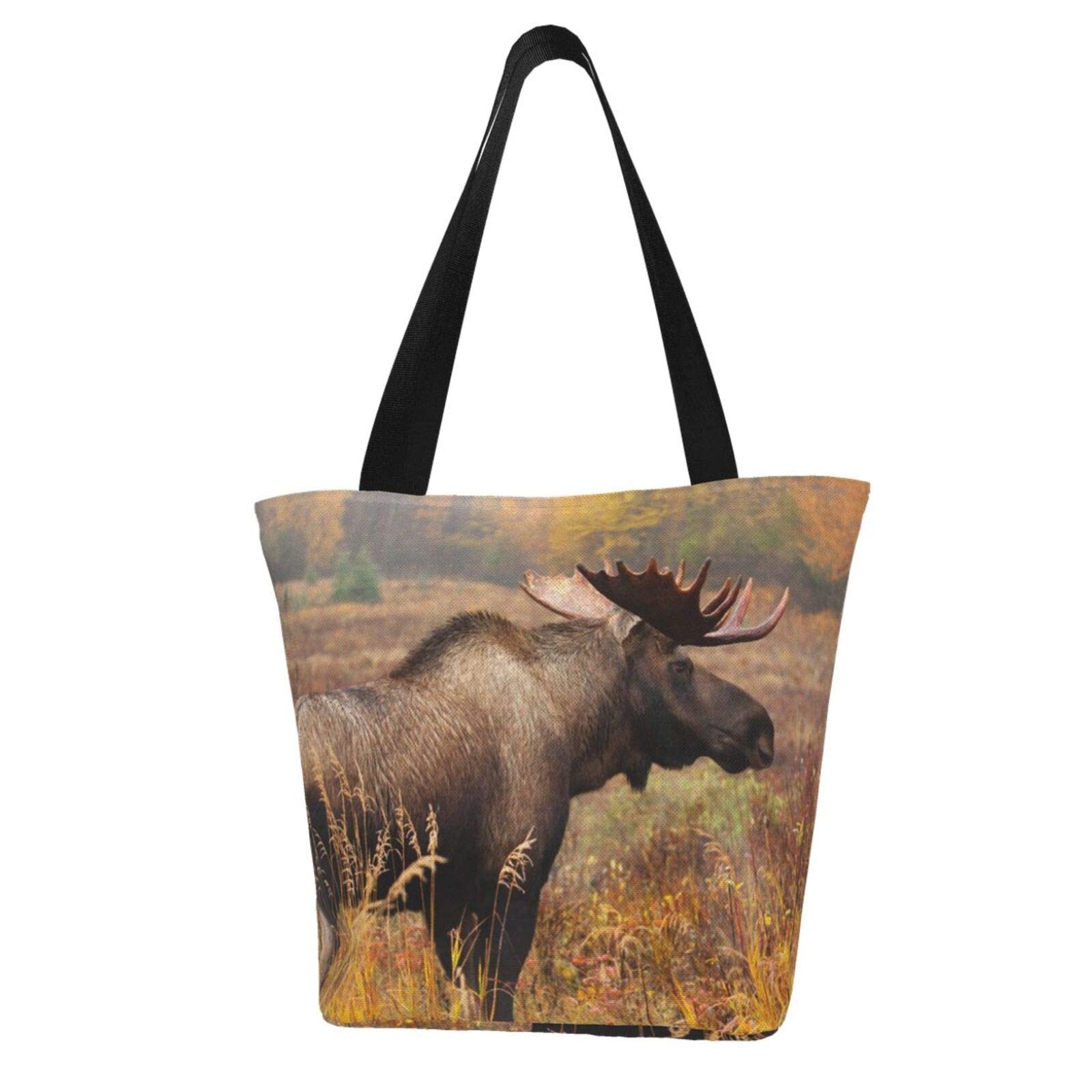 AKLID Extra Large Waterproof Canvas Tote Bag - Durable Reusable Grocery Shopping Bag for Gym, Beach, Travel & Daily Use | Spacious Carryall Handbag for Work, Picnics & Outdoor Activities